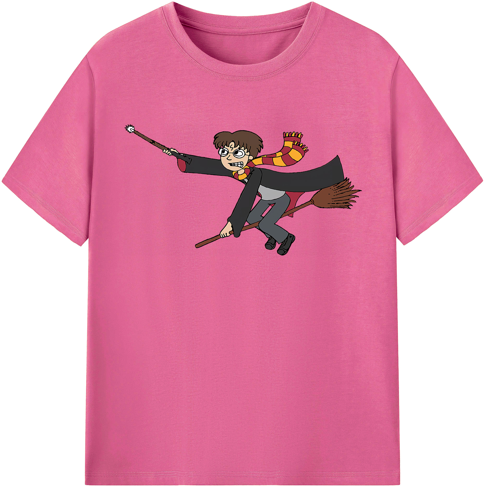 （画像用） Harry Potter ハリー・ポッターシリーズ レディースカジュアルプリントTシャツ（綿100％）