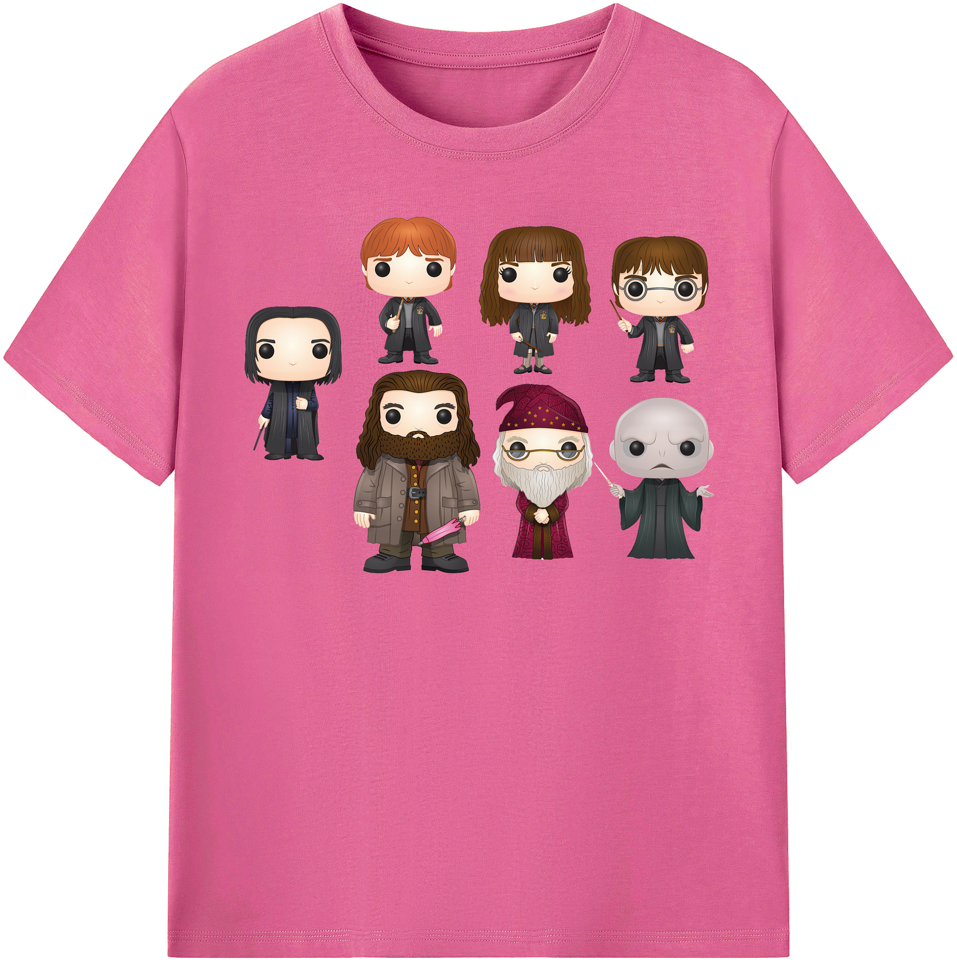 （画像用） Harry Potter ハリー・ポッターシリーズ レディースカジュアルプリントTシャツ（綿100％）