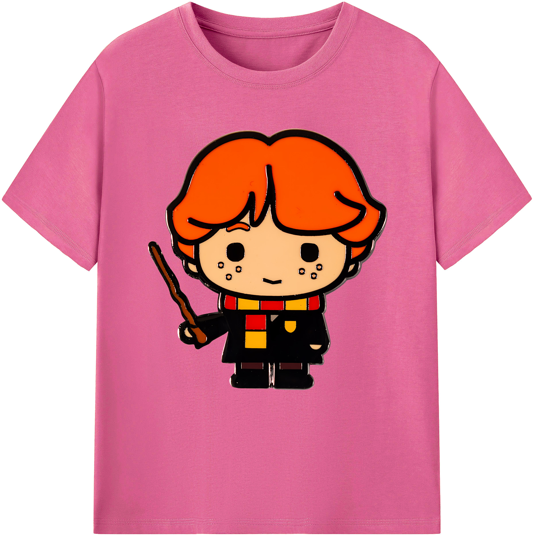 （画像用） Harry Potter ハリー・ポッターシリーズ レディースカジュアルプリントTシャツ（綿100％）
