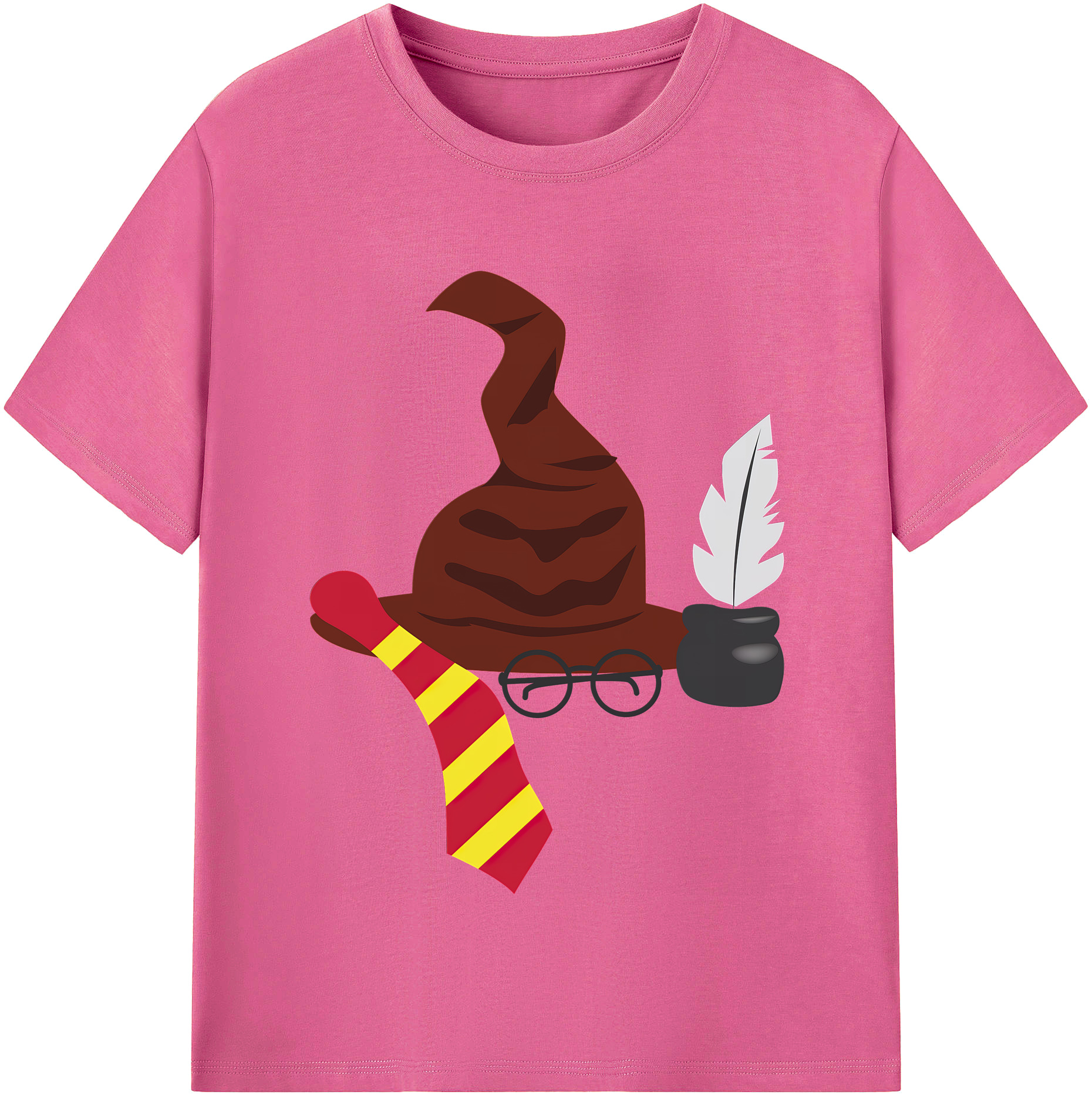 （画像用） Harry Potter ハリー・ポッターシリーズ レディースカジュアルプリントTシャツ（綿100％）