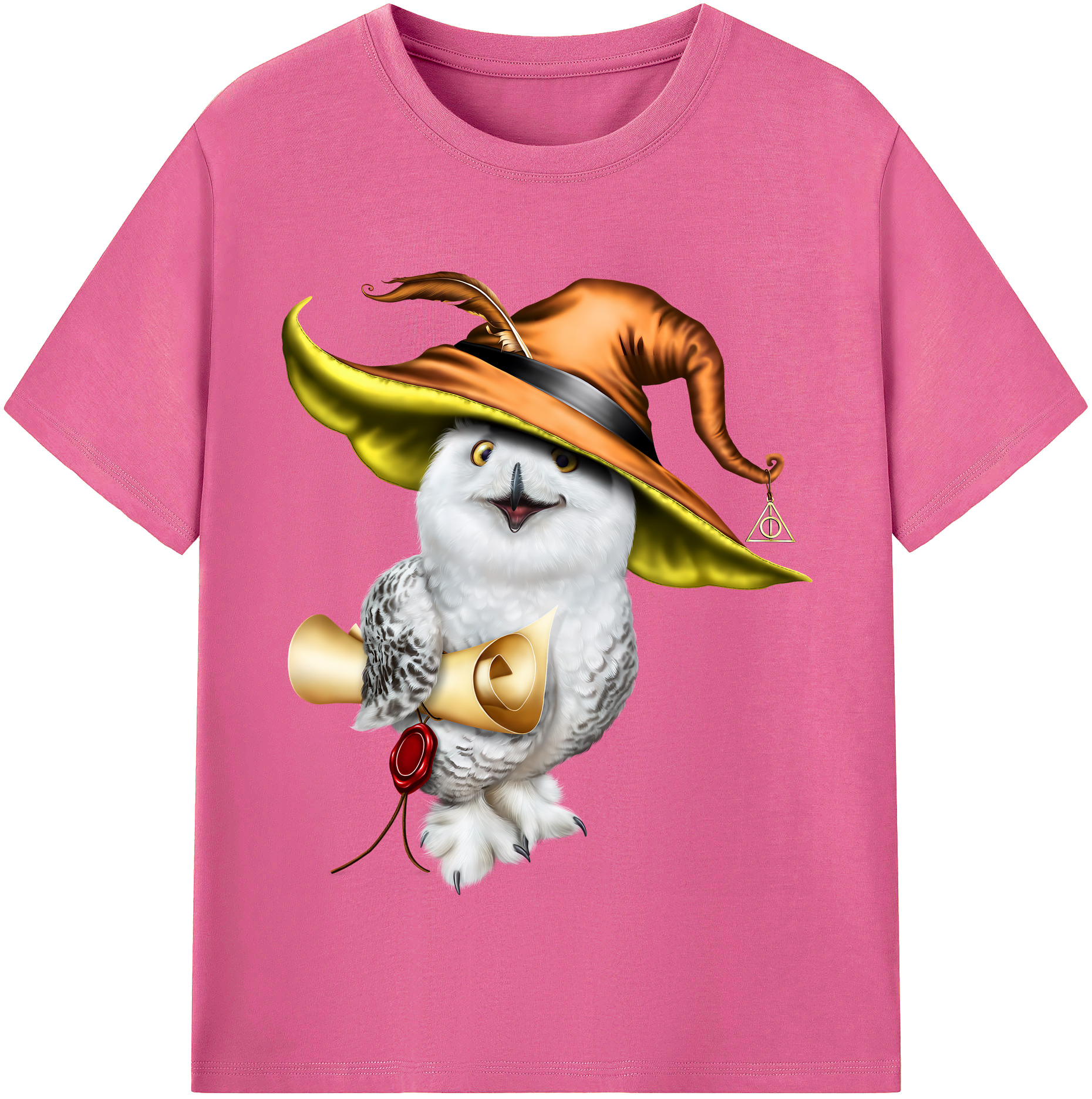 （画像用） Harry Potter ハリー・ポッターシリーズ レディースカジュアルプリントTシャツ（綿100％）