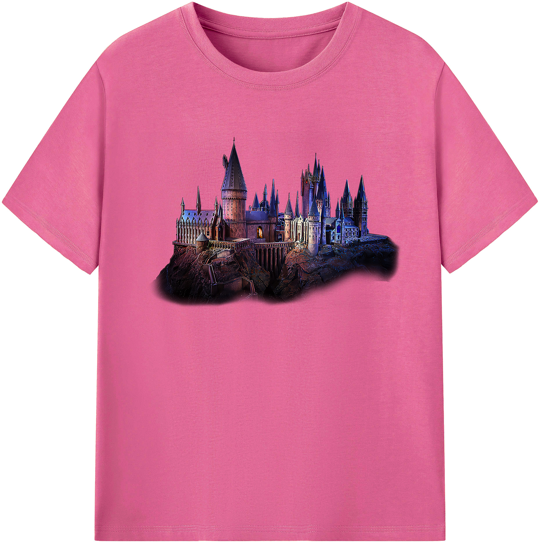 （画像用） Harry Potter ハリー・ポッターシリーズ レディースカジュアルプリントTシャツ（綿100％）
