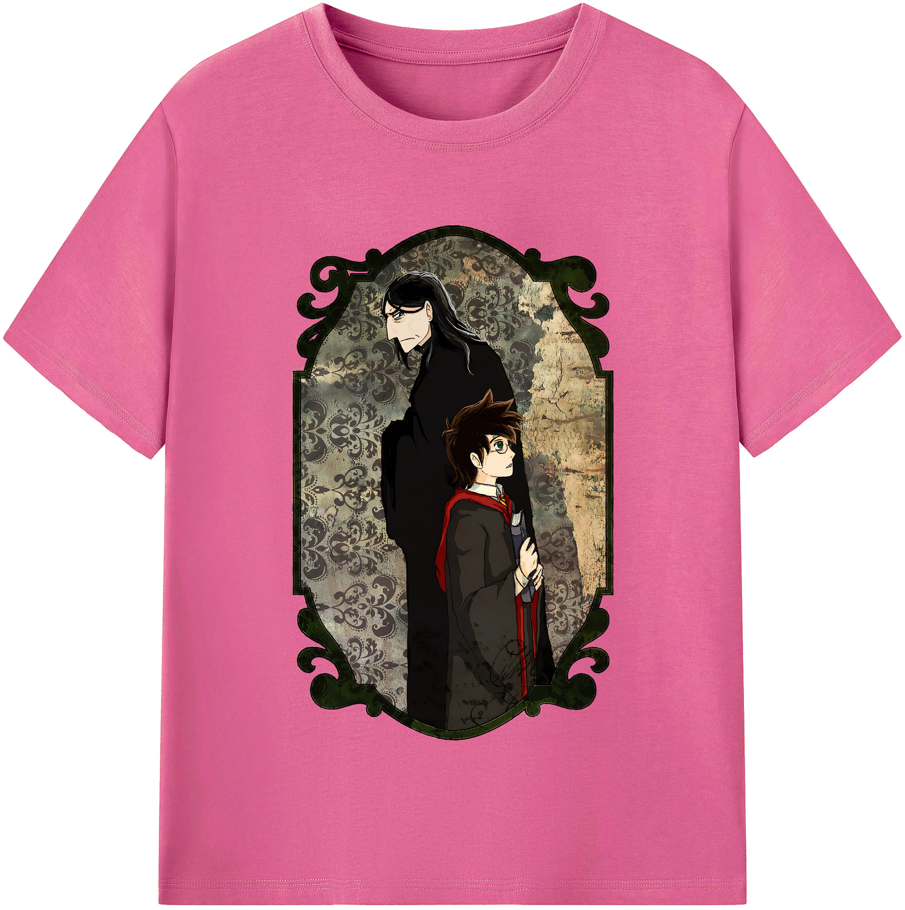 （画像用） Harry Potter ハリー・ポッターシリーズ レディースカジュアルプリントTシャツ（綿100％）