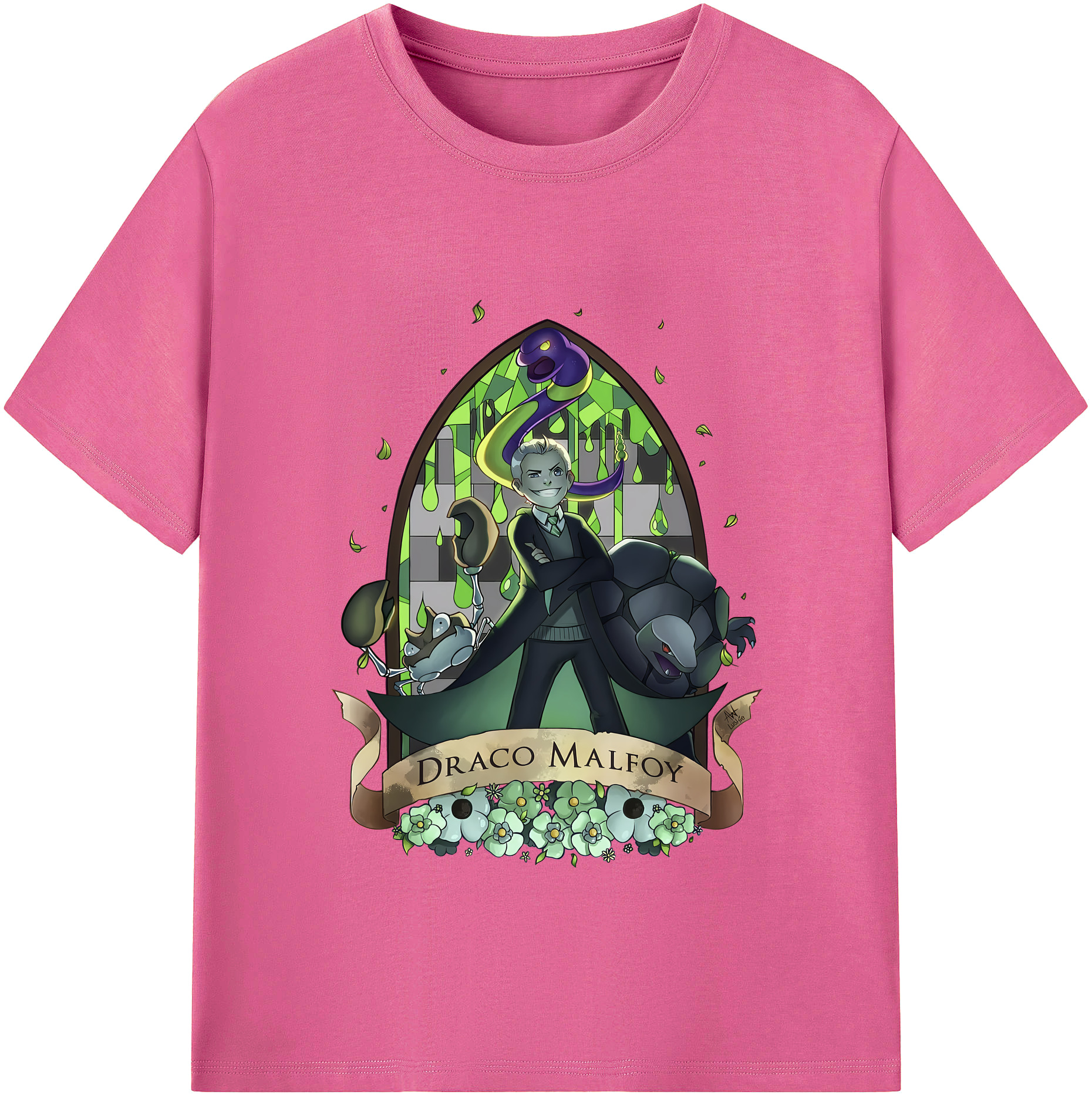 （画像用） Harry Potter ハリー・ポッターシリーズ レディースカジュアルプリントTシャツ（綿100％）