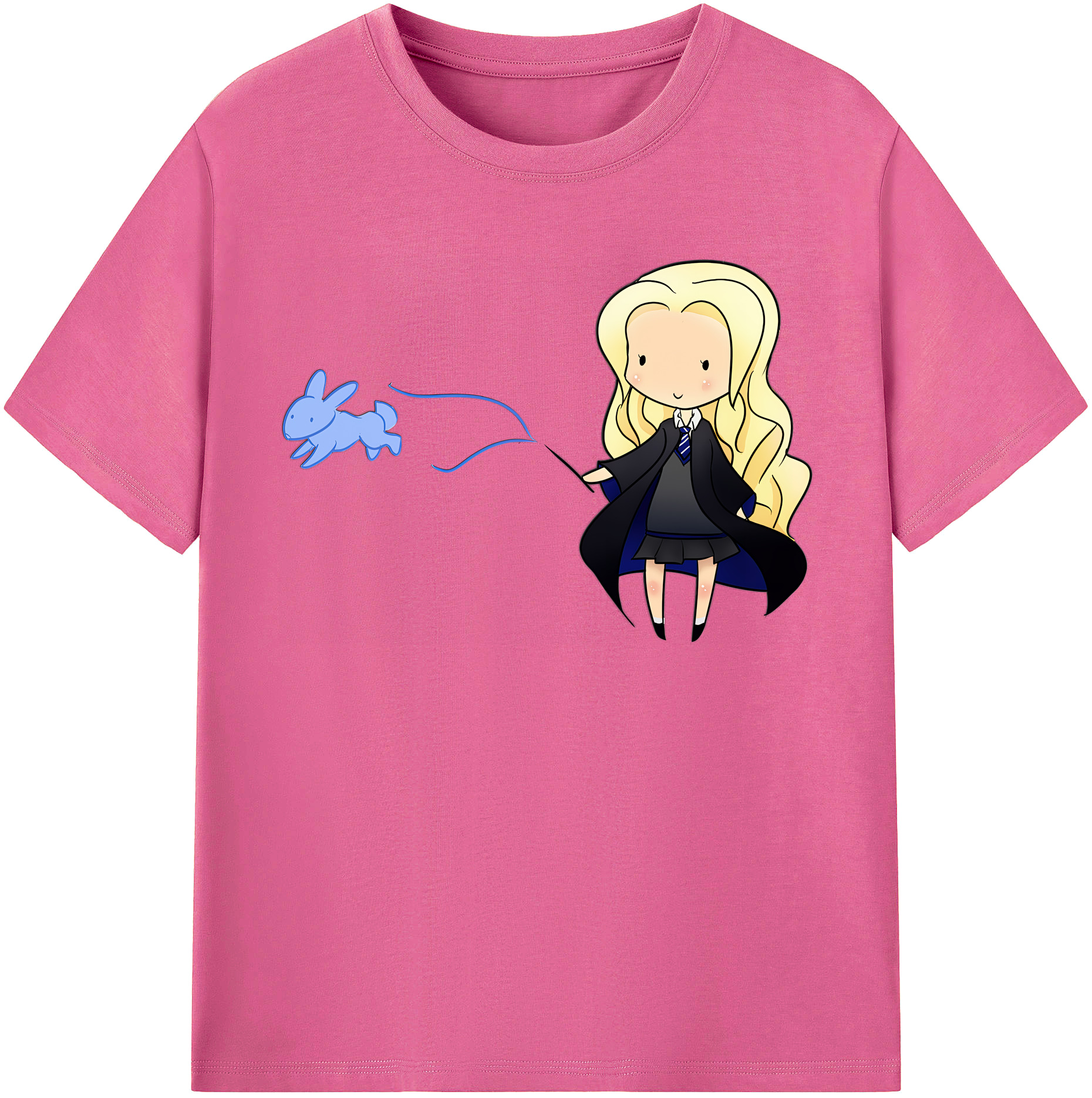 （画像用） Harry Potter ハリー・ポッターシリーズ レディースカジュアルプリントTシャツ（綿100％）