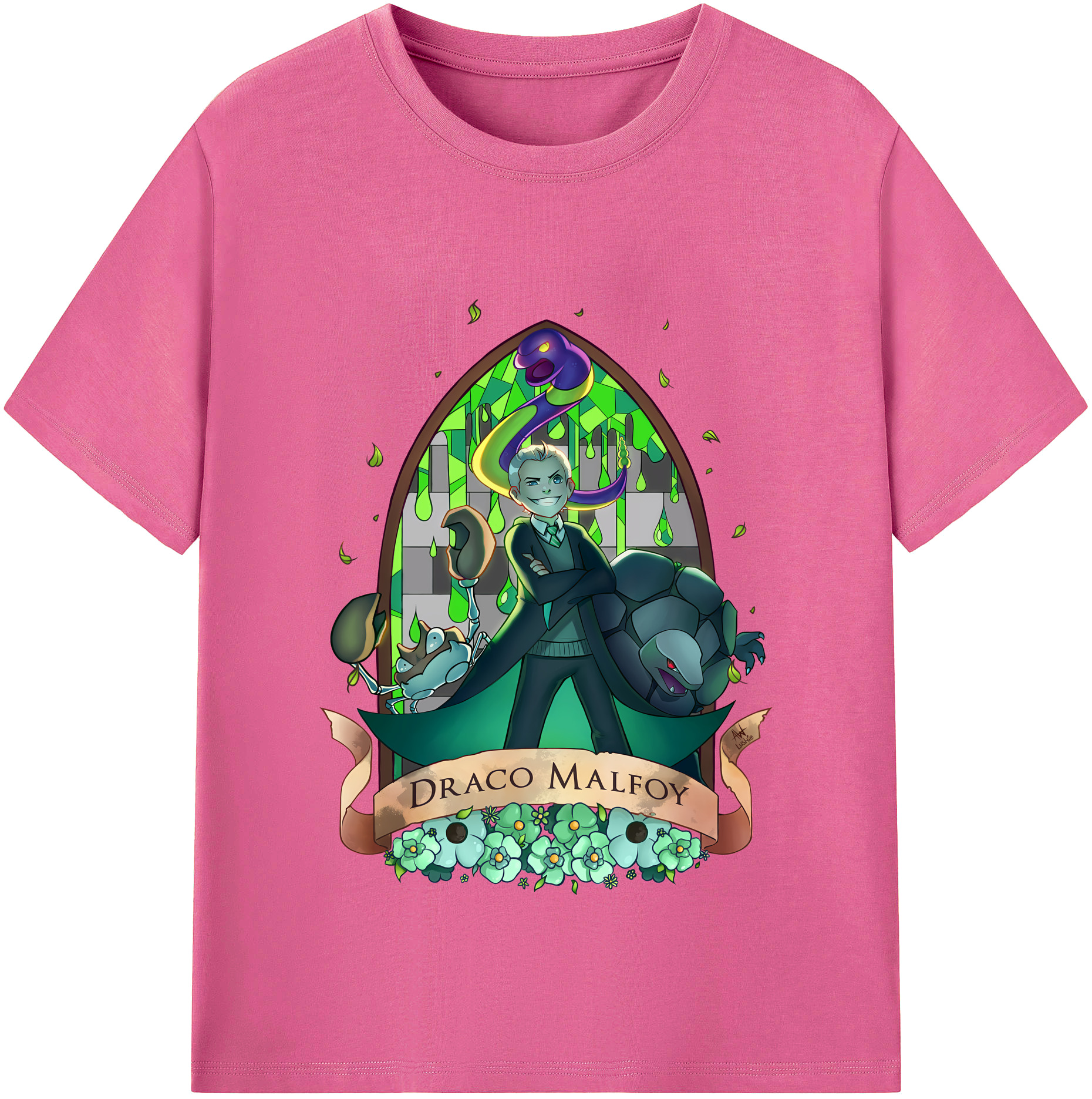 （画像用） Harry Potter ハリー・ポッターシリーズ レディースカジュアルプリントTシャツ（綿100％）