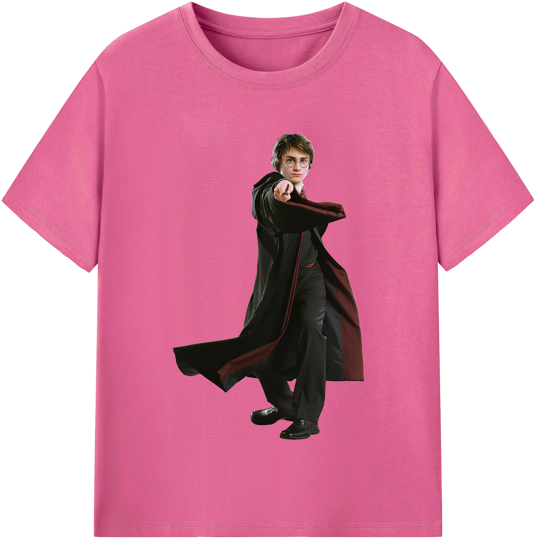 （画像用） Harry Potter ハリー・ポッターシリーズ レディースカジュアルプリントTシャツ（綿100％）