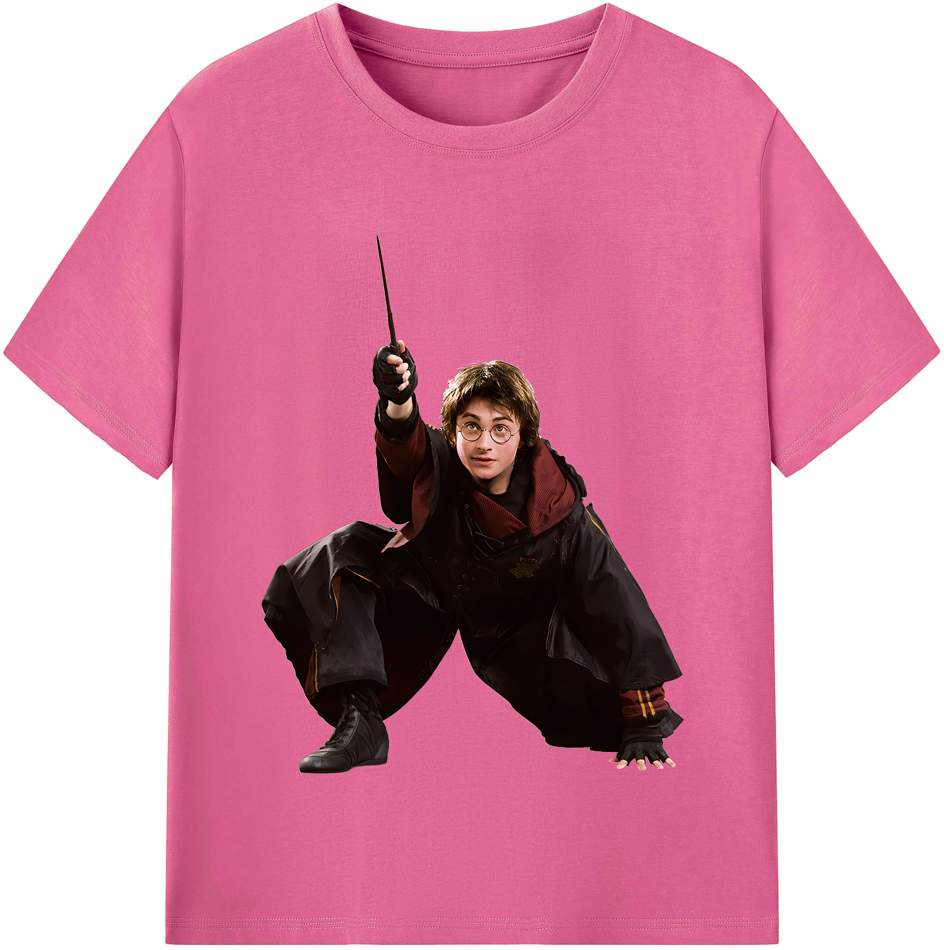 （画像用） Harry Potter ハリー・ポッターシリーズ レディースカジュアルプリントTシャツ（綿100％）
