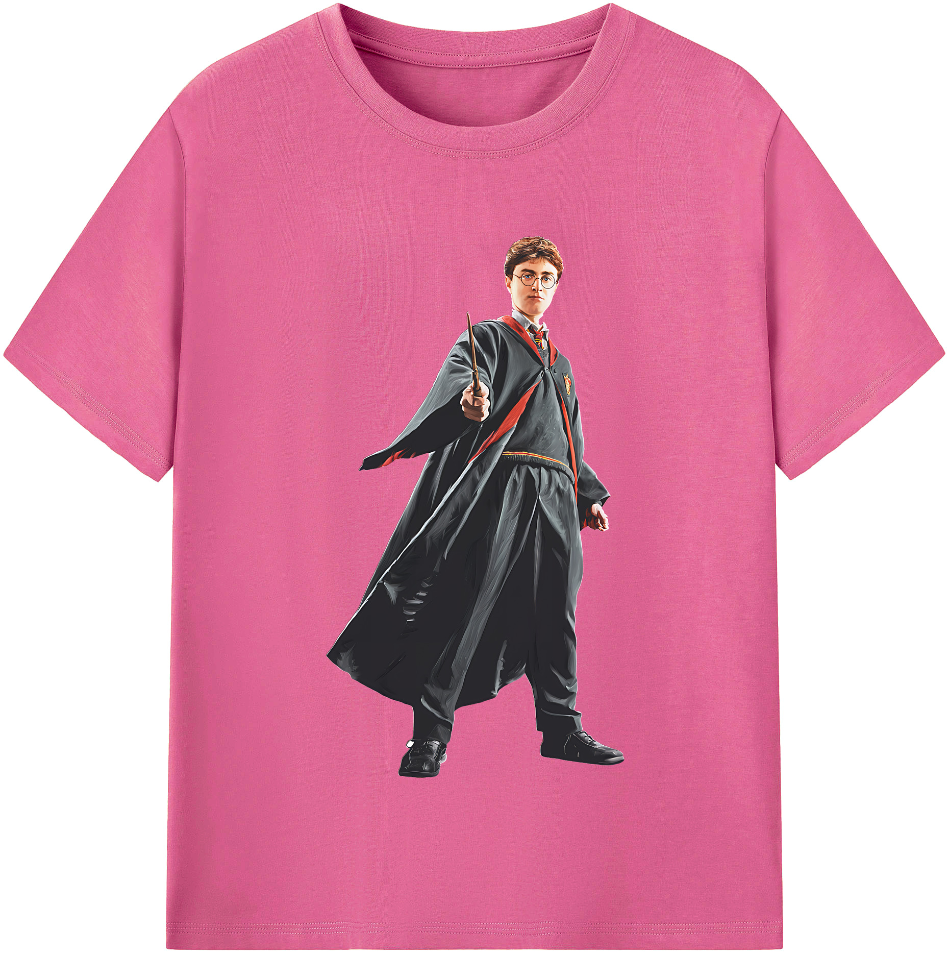 （画像用） Harry Potter ハリー・ポッターシリーズ レディースカジュアルプリントTシャツ（綿100％）