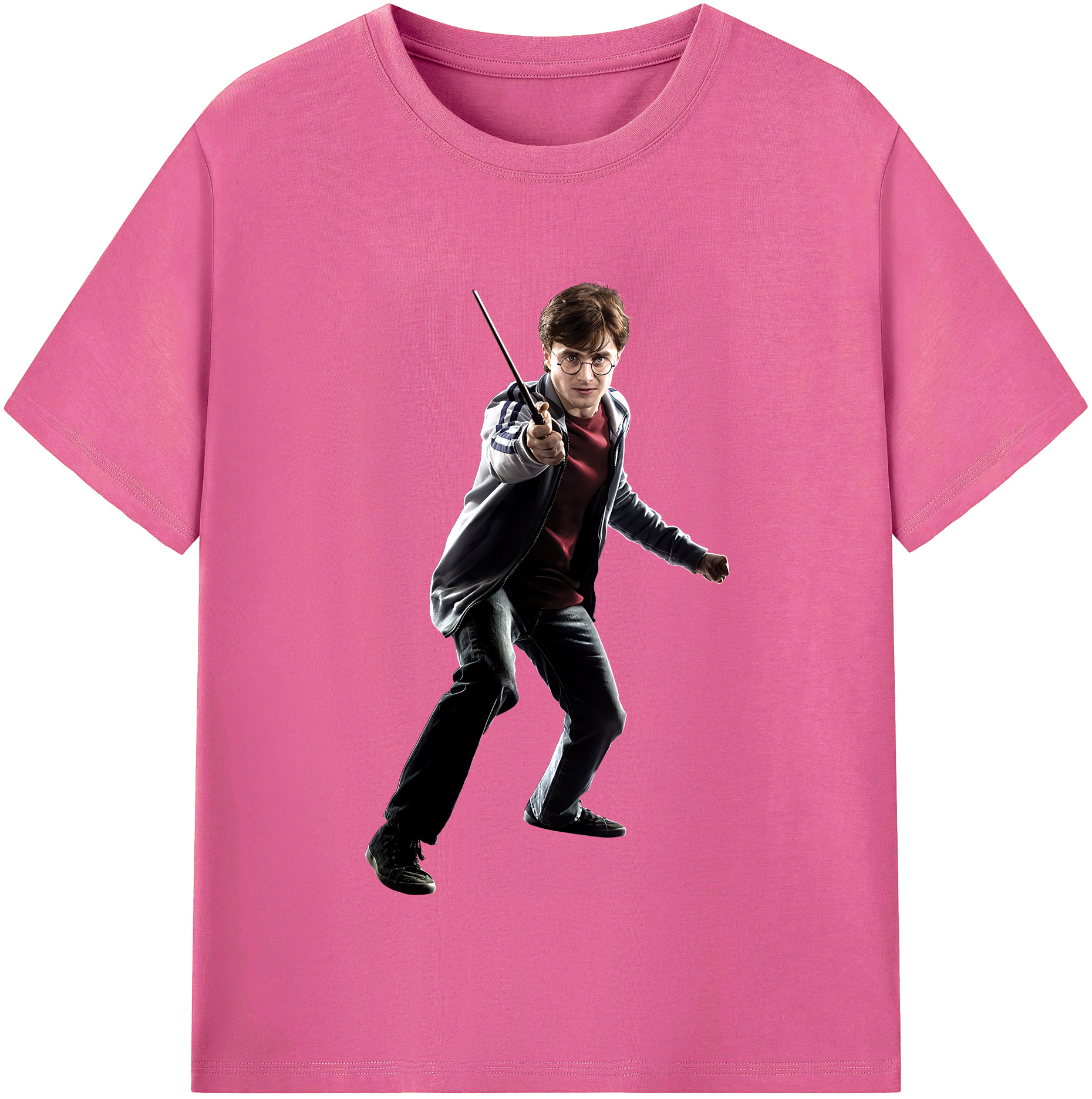 （画像用） Harry Potter ハリー・ポッターシリーズ レディースカジュアルプリントTシャツ（綿100％）