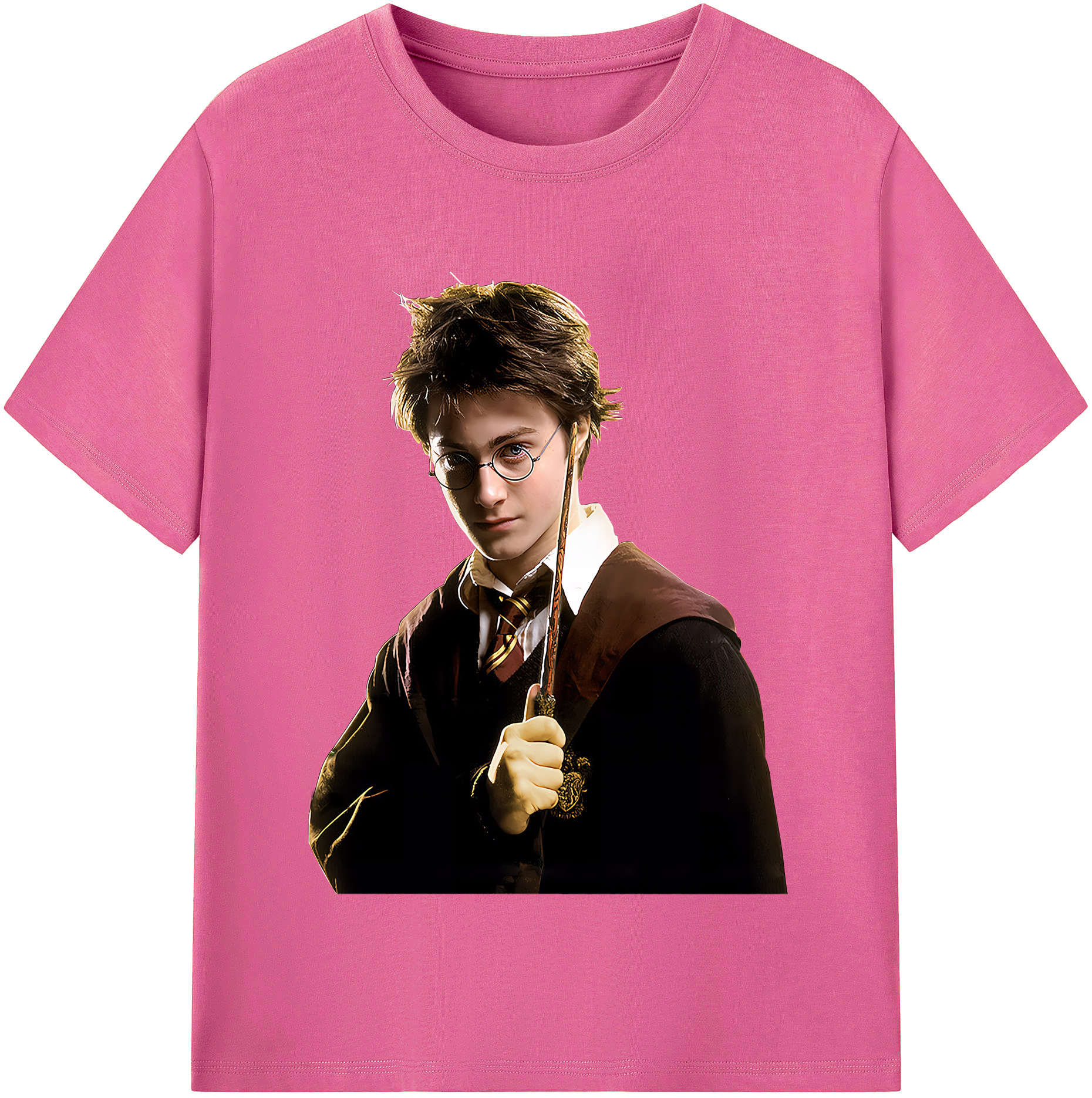 （画像用） Harry Potter ハリー・ポッターシリーズ レディースカジュアルプリントTシャツ（綿100％）