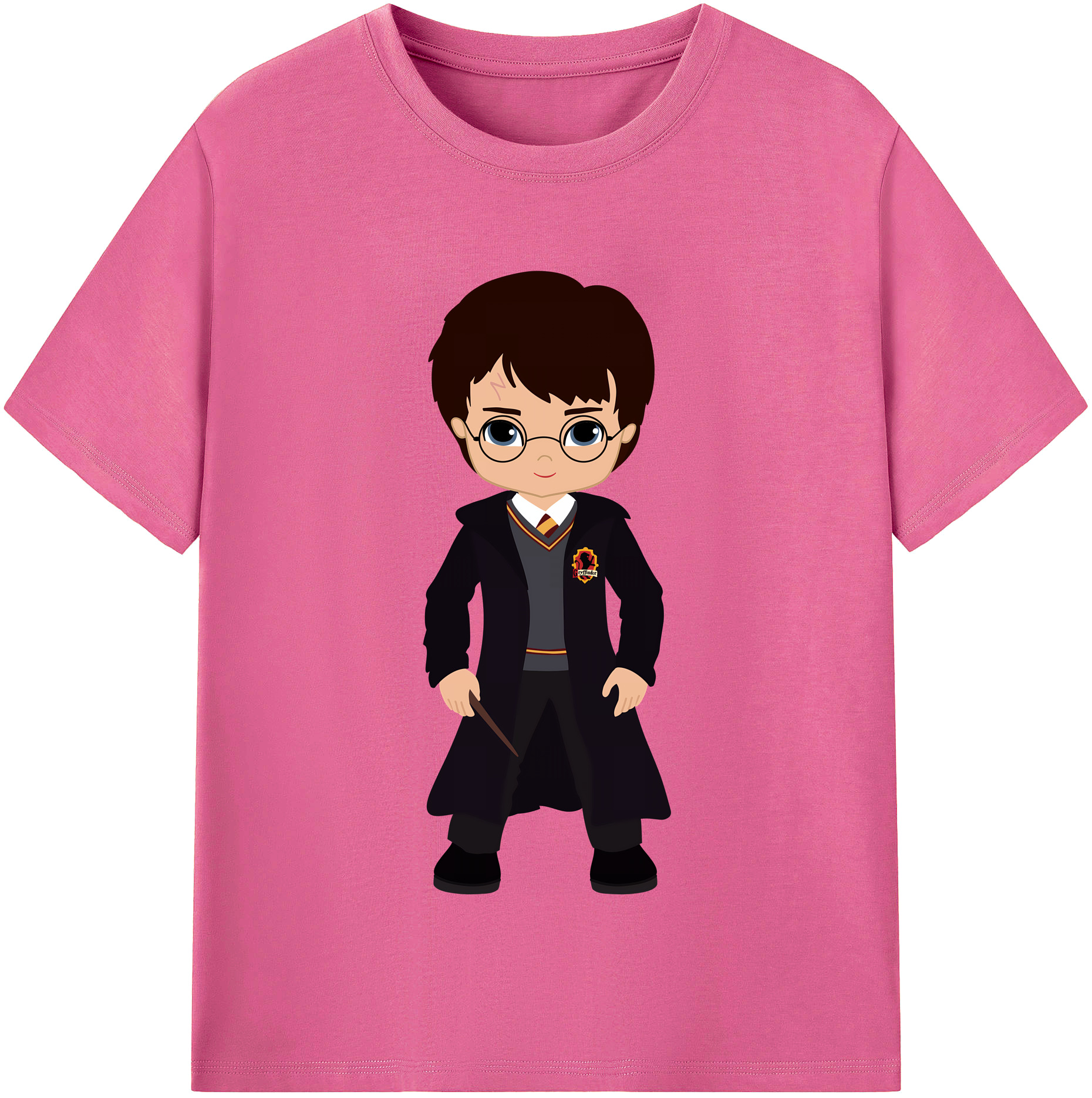 （画像用） Harry Potter ハリー・ポッターシリーズ レディースカジュアルプリントTシャツ（綿100％）
