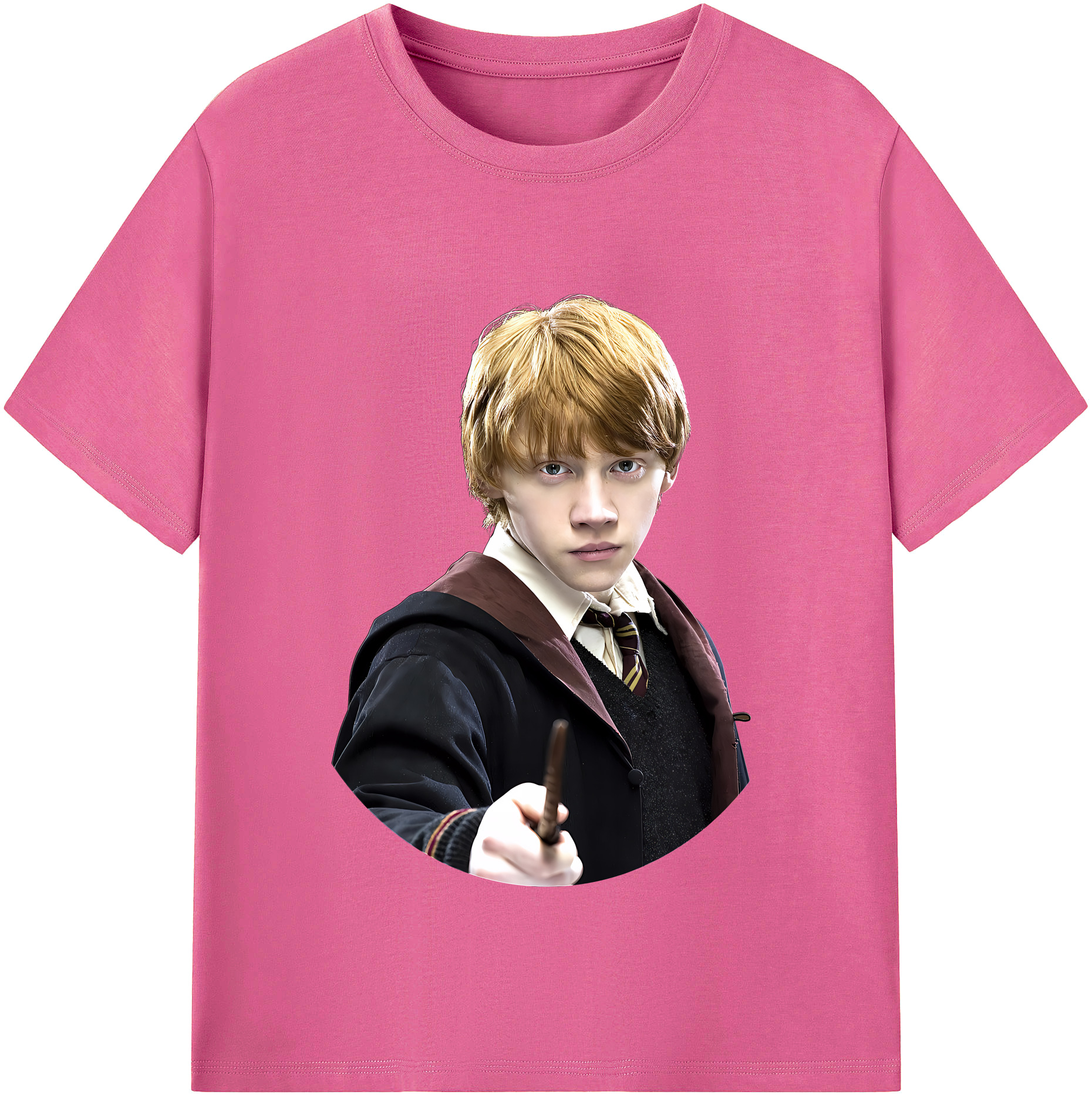 （画像用） Harry Potter ハリー・ポッターシリーズ レディースカジュアルプリントTシャツ（綿100％）