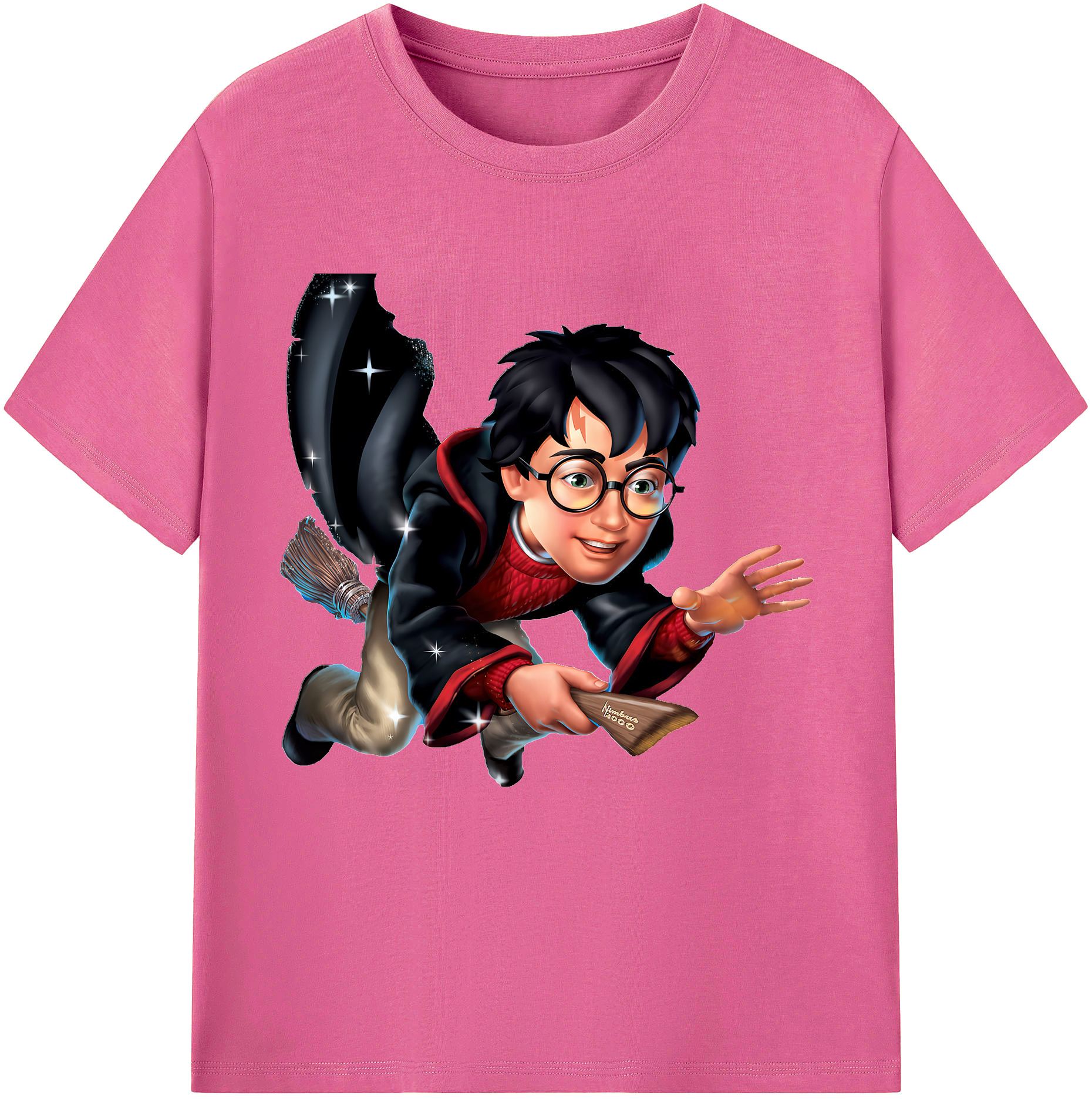 （画像用） Harry Potter ハリー・ポッターシリーズ レディースカジュアルプリントTシャツ（綿100％）