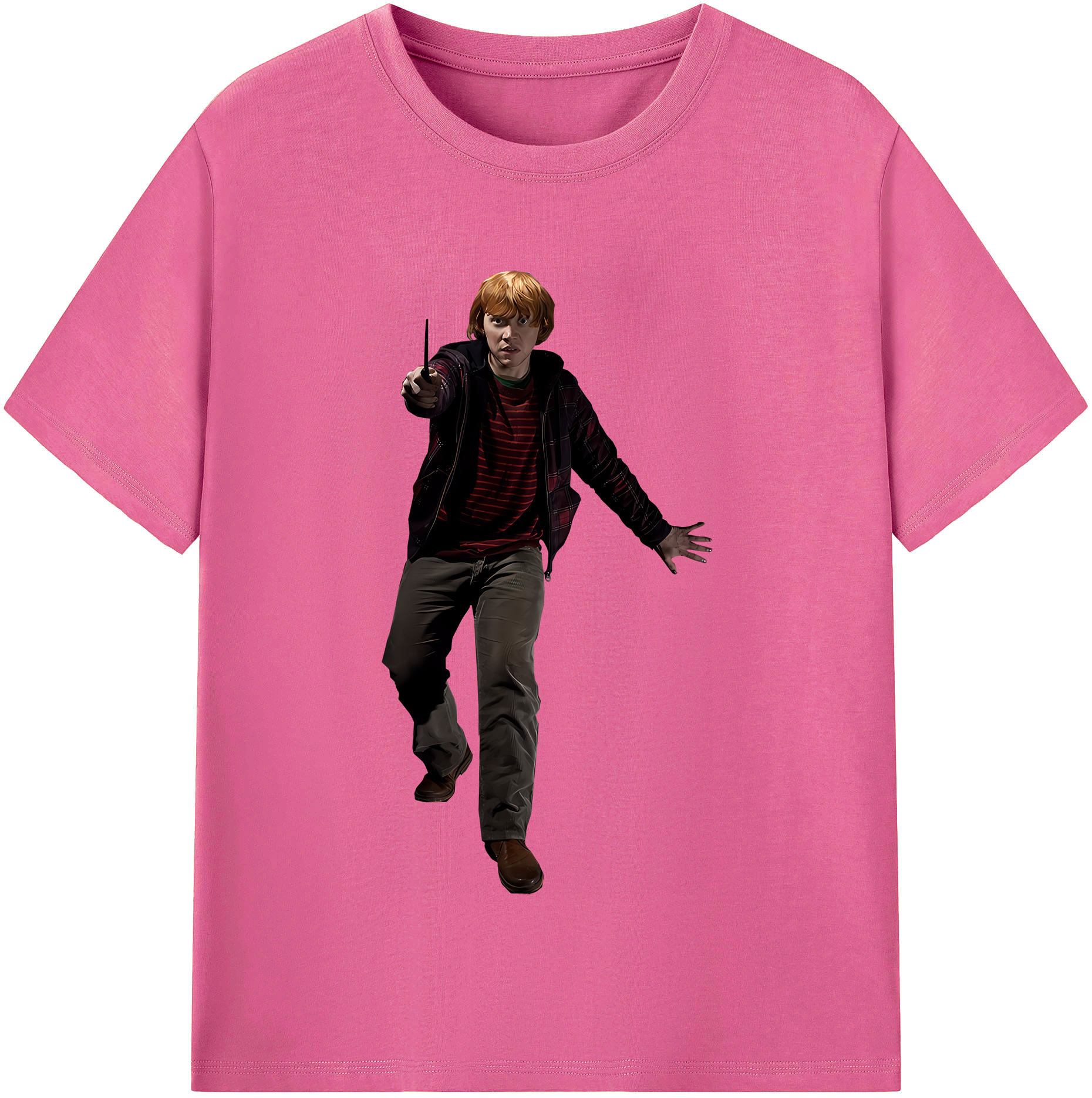 （画像用） Harry Potter ハリー・ポッターシリーズ レディースカジュアルプリントTシャツ（綿100％）