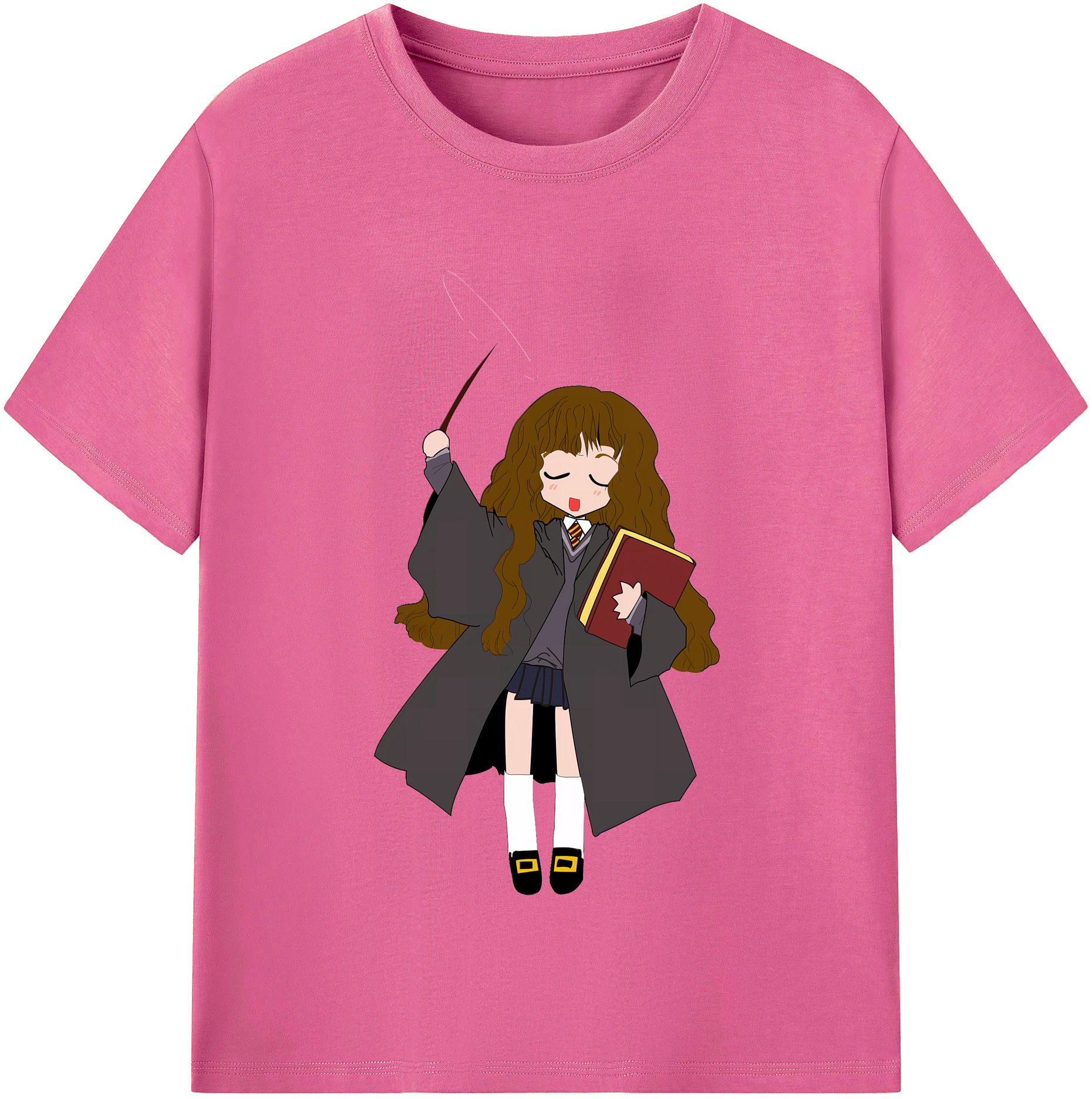 （画像用） Harry Potter ハリー・ポッターシリーズ レディースカジュアルプリントTシャツ（綿100％）