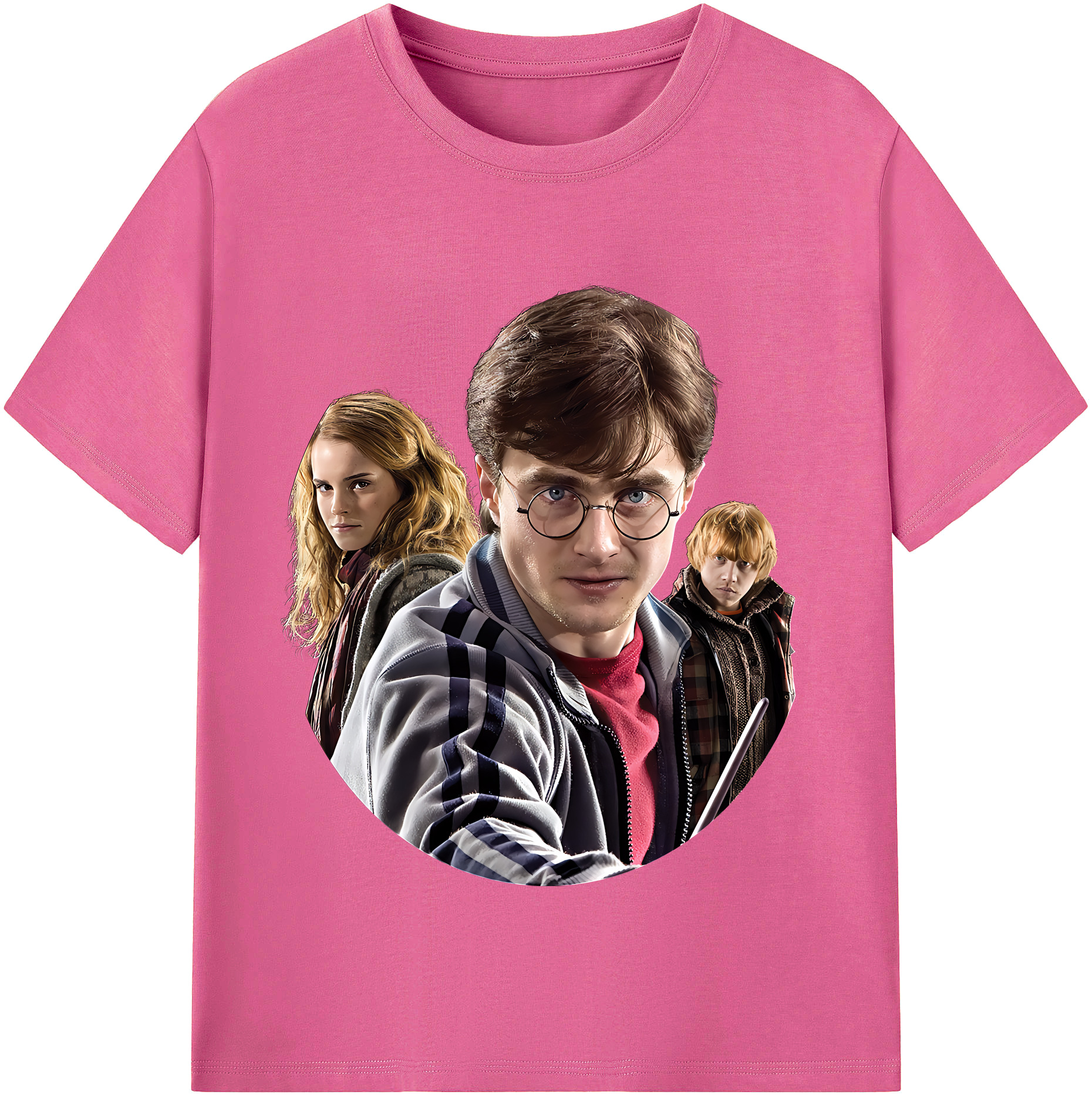 （画像用） Harry Potter ハリー・ポッターシリーズ レディースカジュアルプリントTシャツ（綿100％）