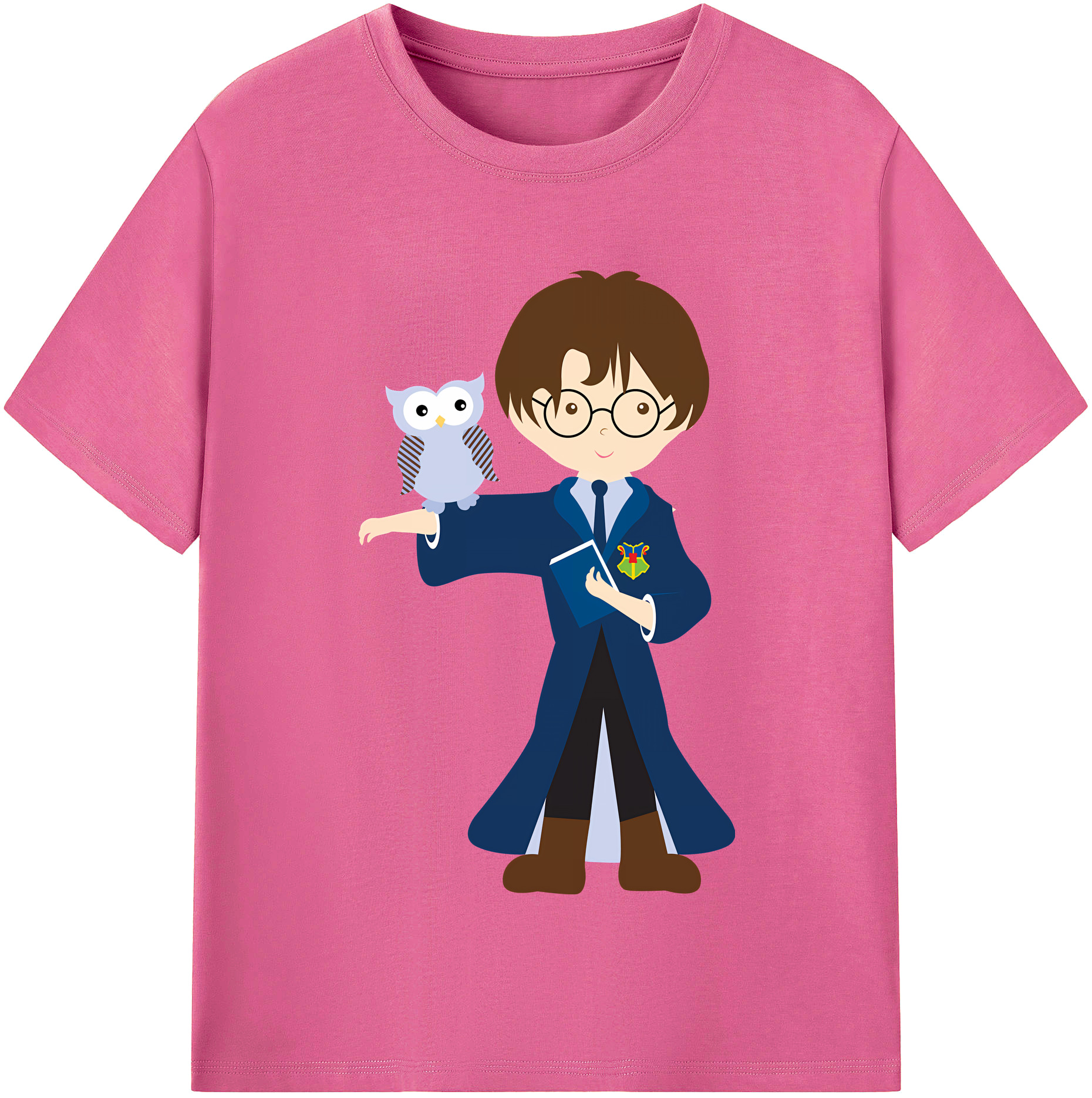 （画像用） Harry Potter ハリー・ポッターシリーズ レディースカジュアルプリントTシャツ（綿100％）