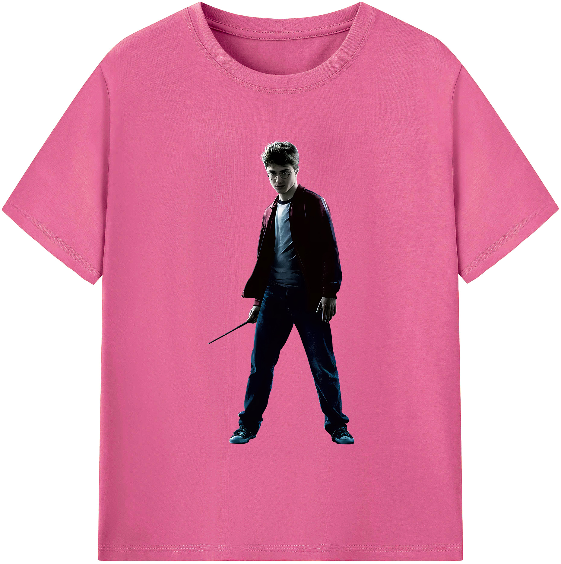 （画像用） Harry Potter ハリー・ポッターシリーズ レディースカジュアルプリントTシャツ（綿100％）