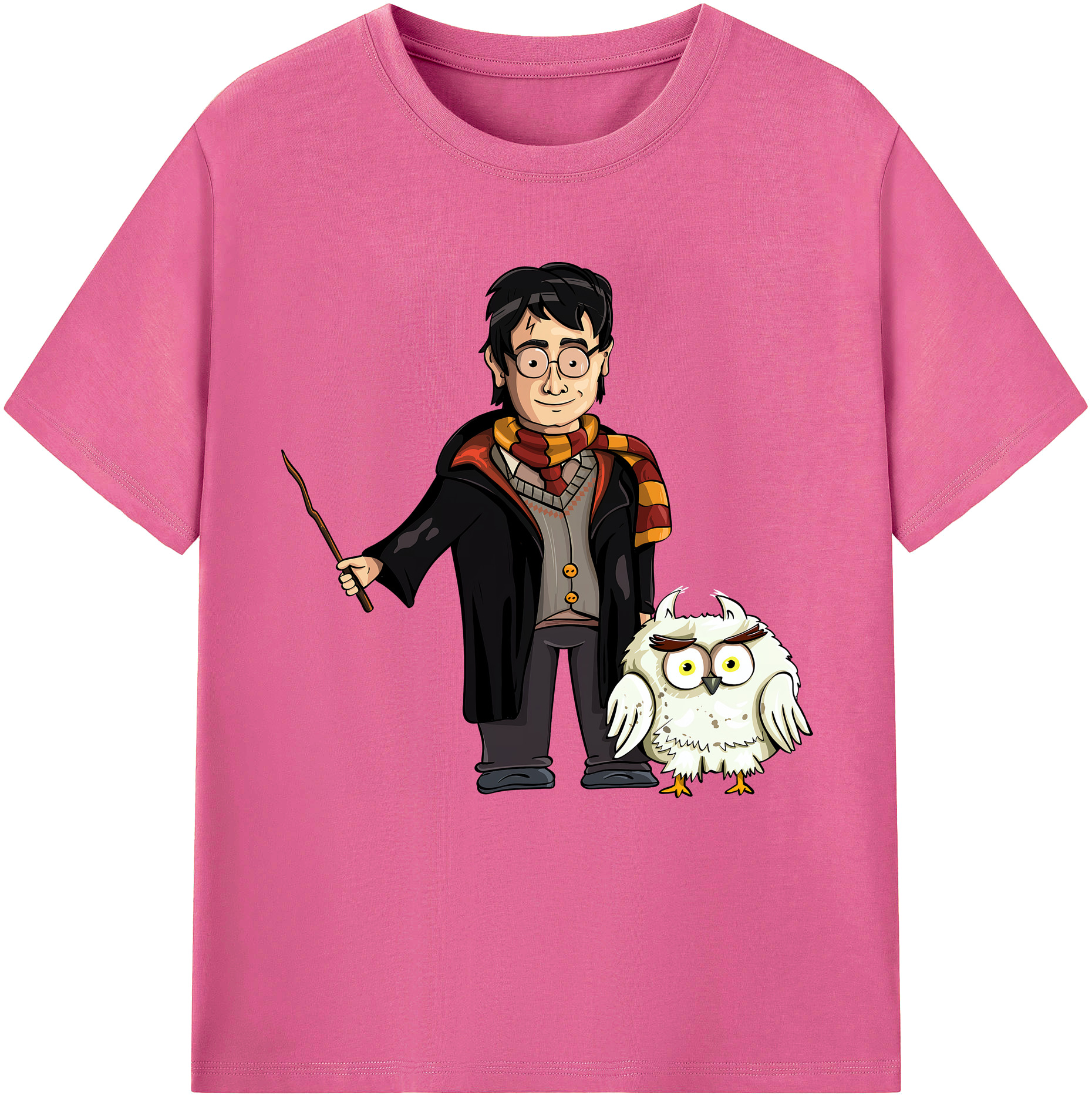 （画像用） Harry Potter ハリー・ポッターシリーズ レディースカジュアルプリントTシャツ（綿100％）