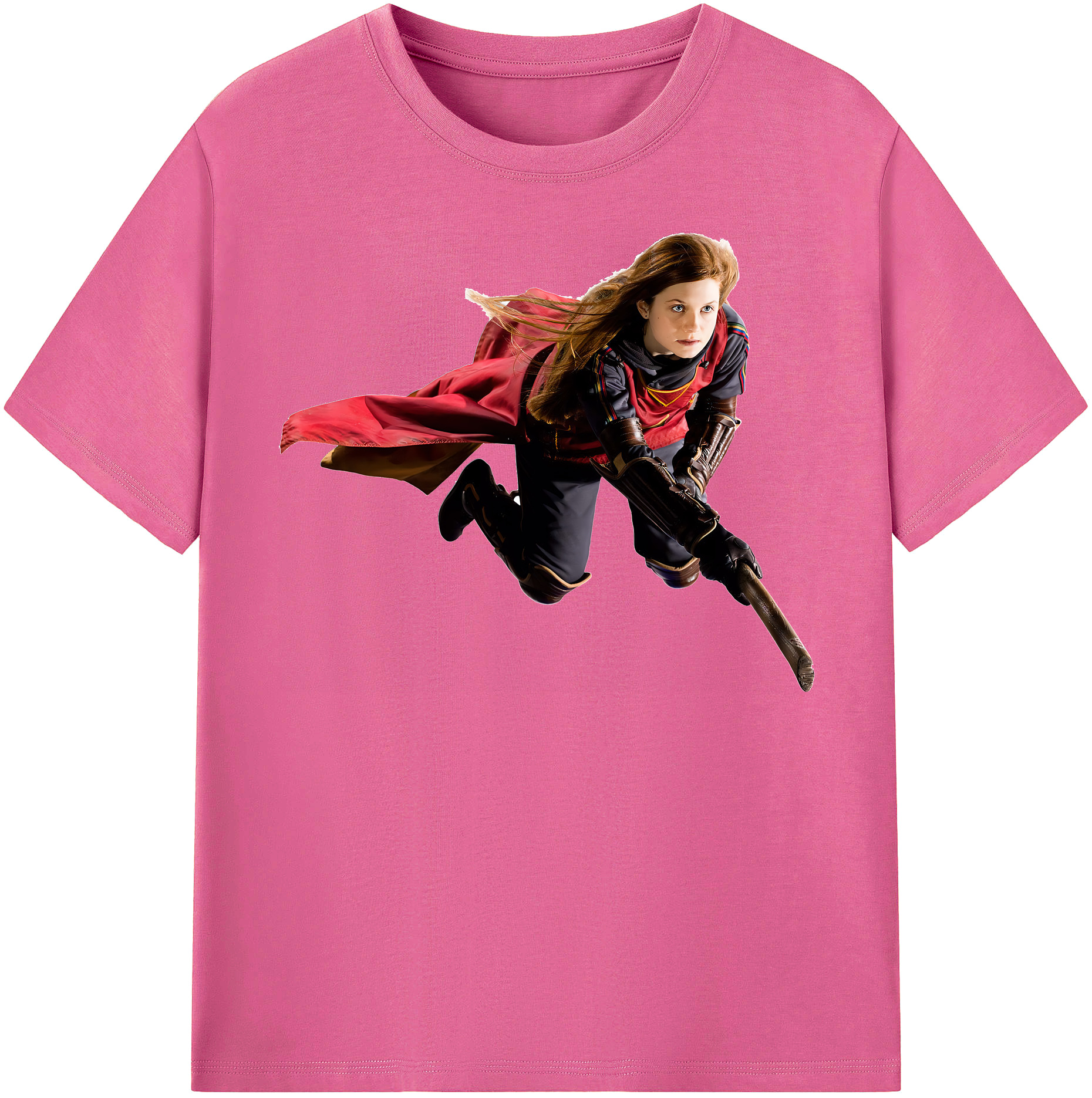 （画像用） Harry Potter ハリー・ポッターシリーズ レディースカジュアルプリントTシャツ（綿100％）