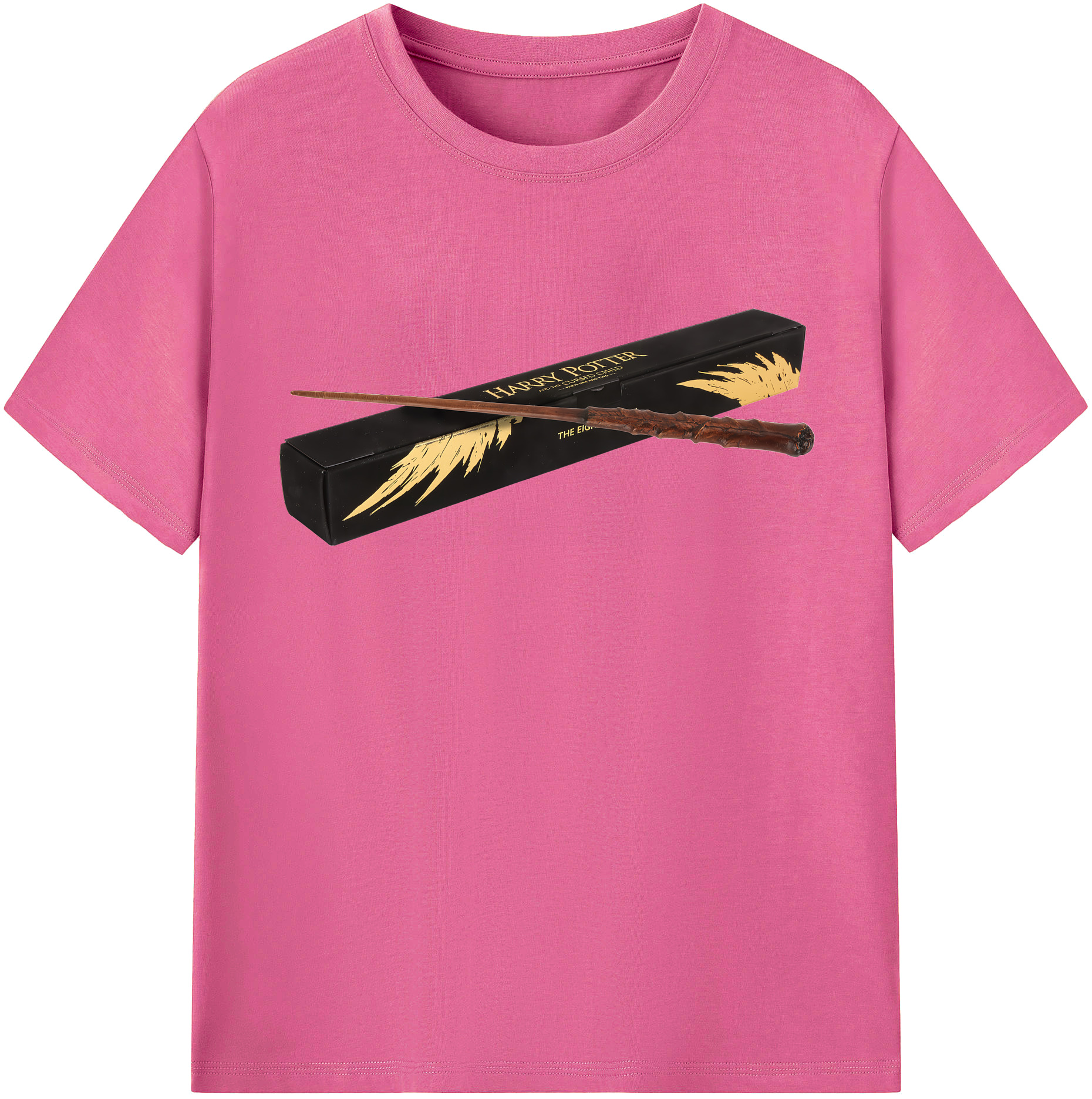 （画像用） Harry Potter ハリー・ポッターシリーズ レディースカジュアルプリントTシャツ（綿100％）