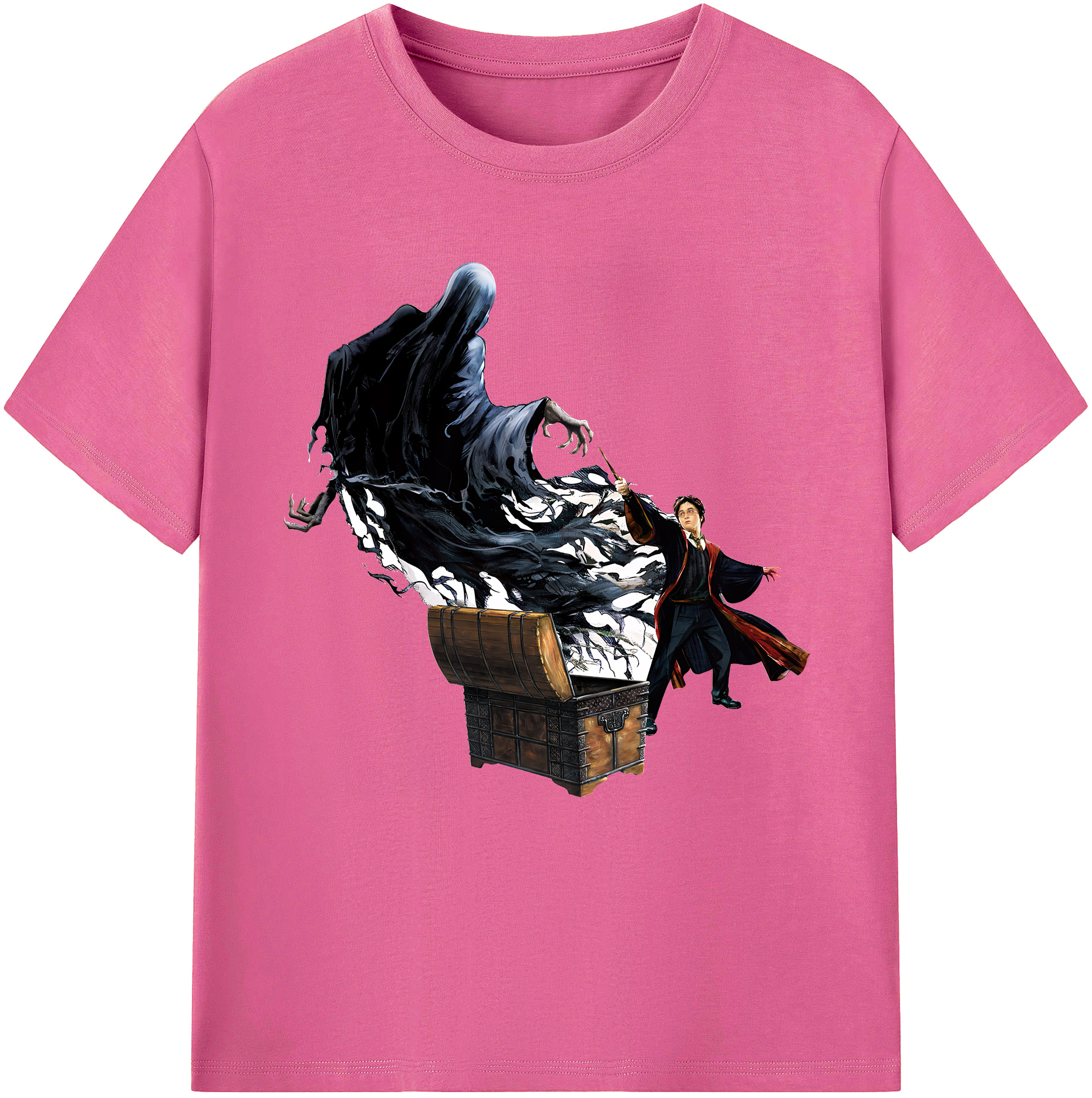 （画像用） Harry Potter ハリー・ポッターシリーズ レディースカジュアルプリントTシャツ（綿100％）
