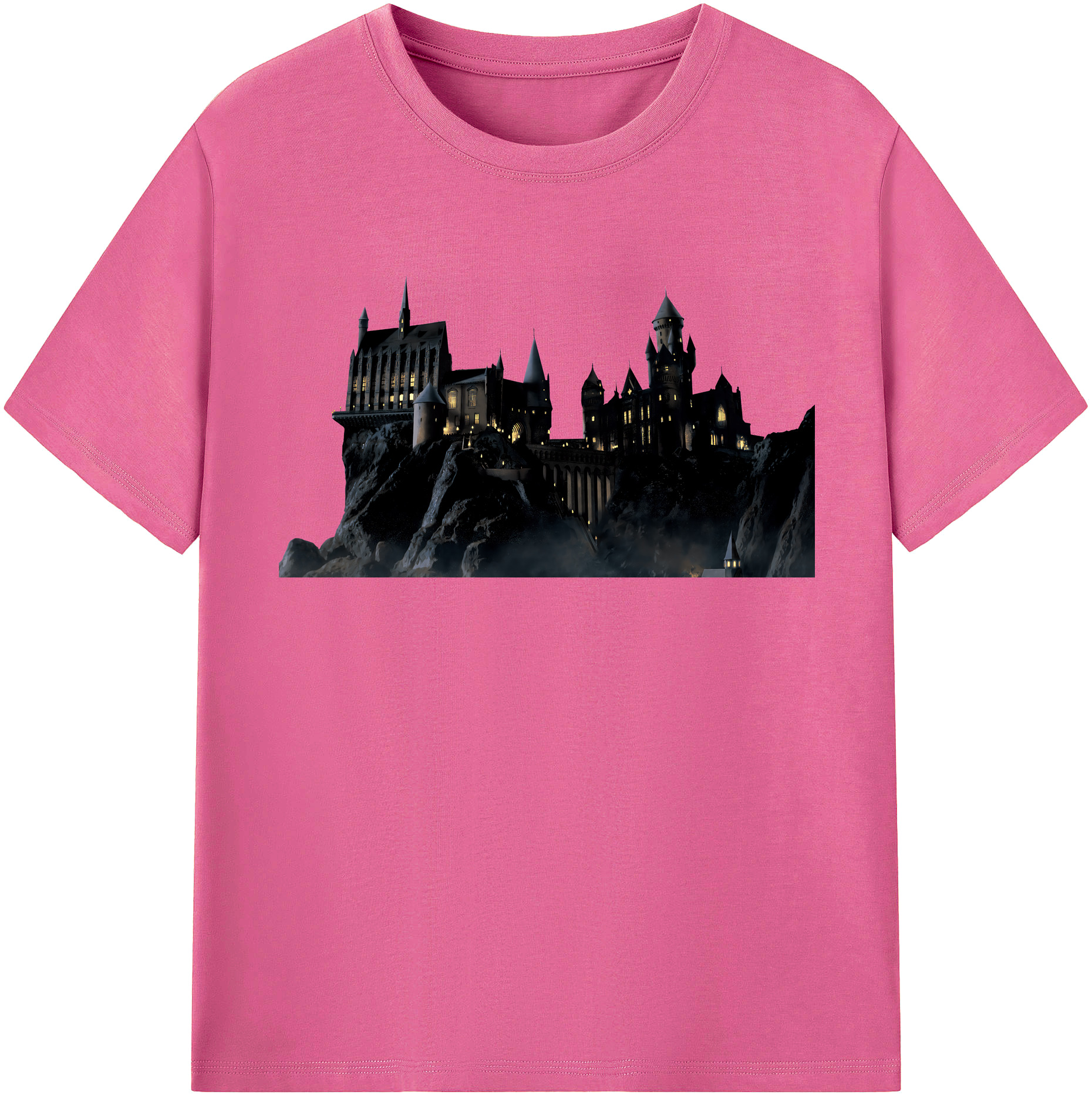 （画像用） Harry Potter ハリー・ポッターシリーズ レディースカジュアルプリントTシャツ（綿100％）