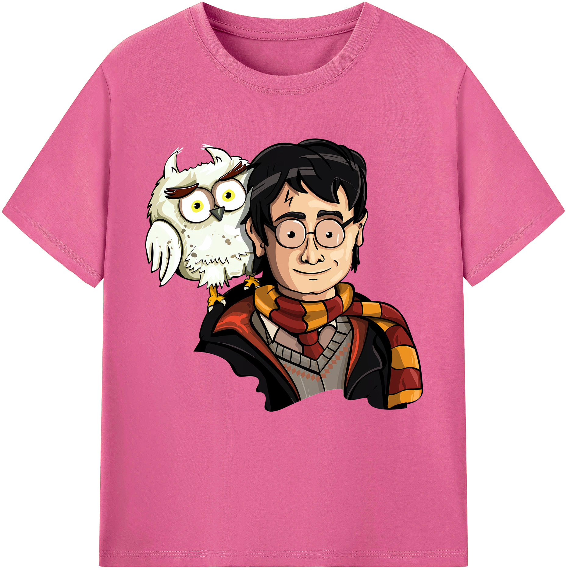 （画像用） Harry Potter ハリー・ポッターシリーズ レディースカジュアルプリントTシャツ（綿100％）