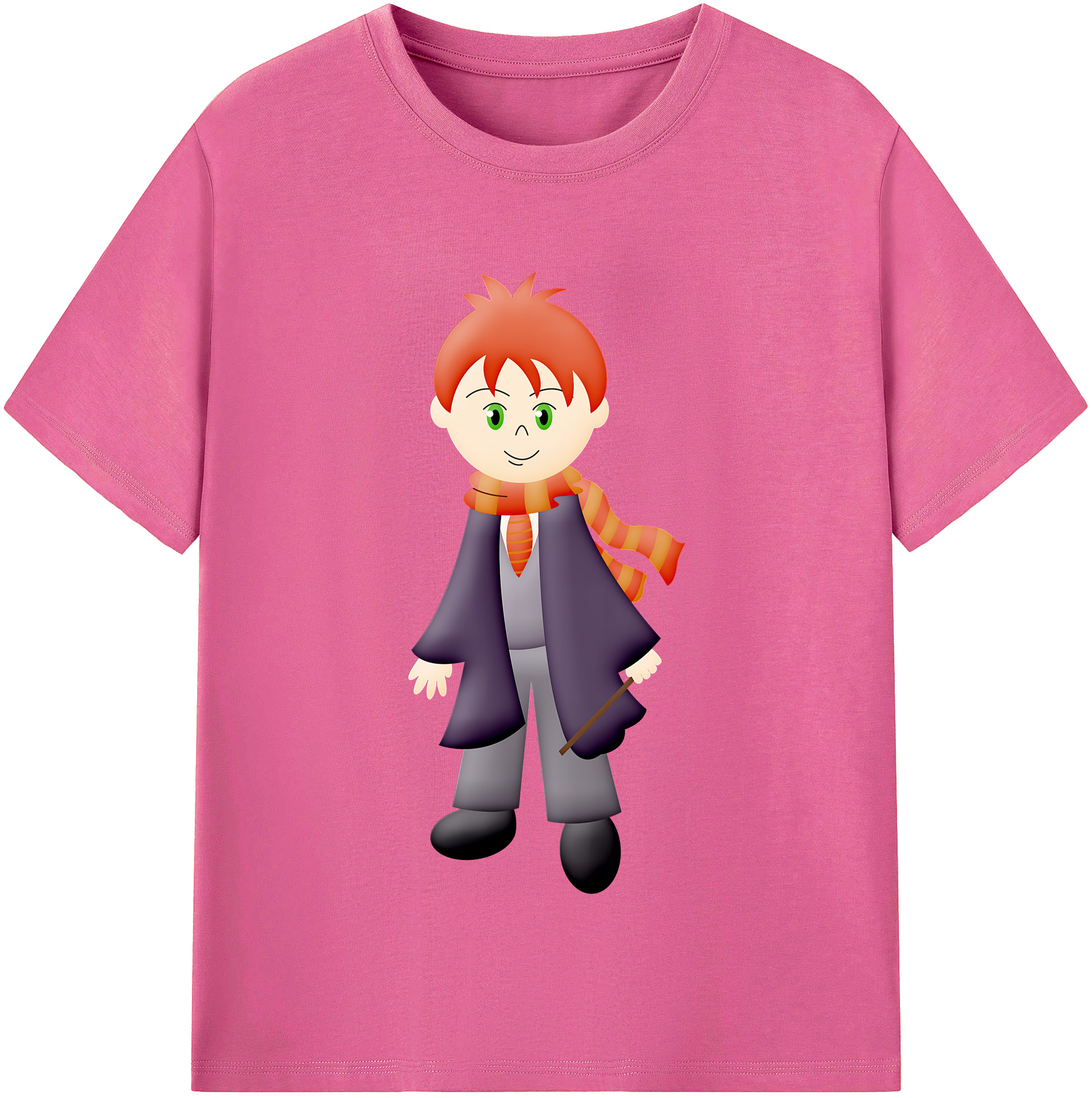 （画像用） Harry Potter ハリー・ポッターシリーズ レディースカジュアルプリントTシャツ（綿100％）