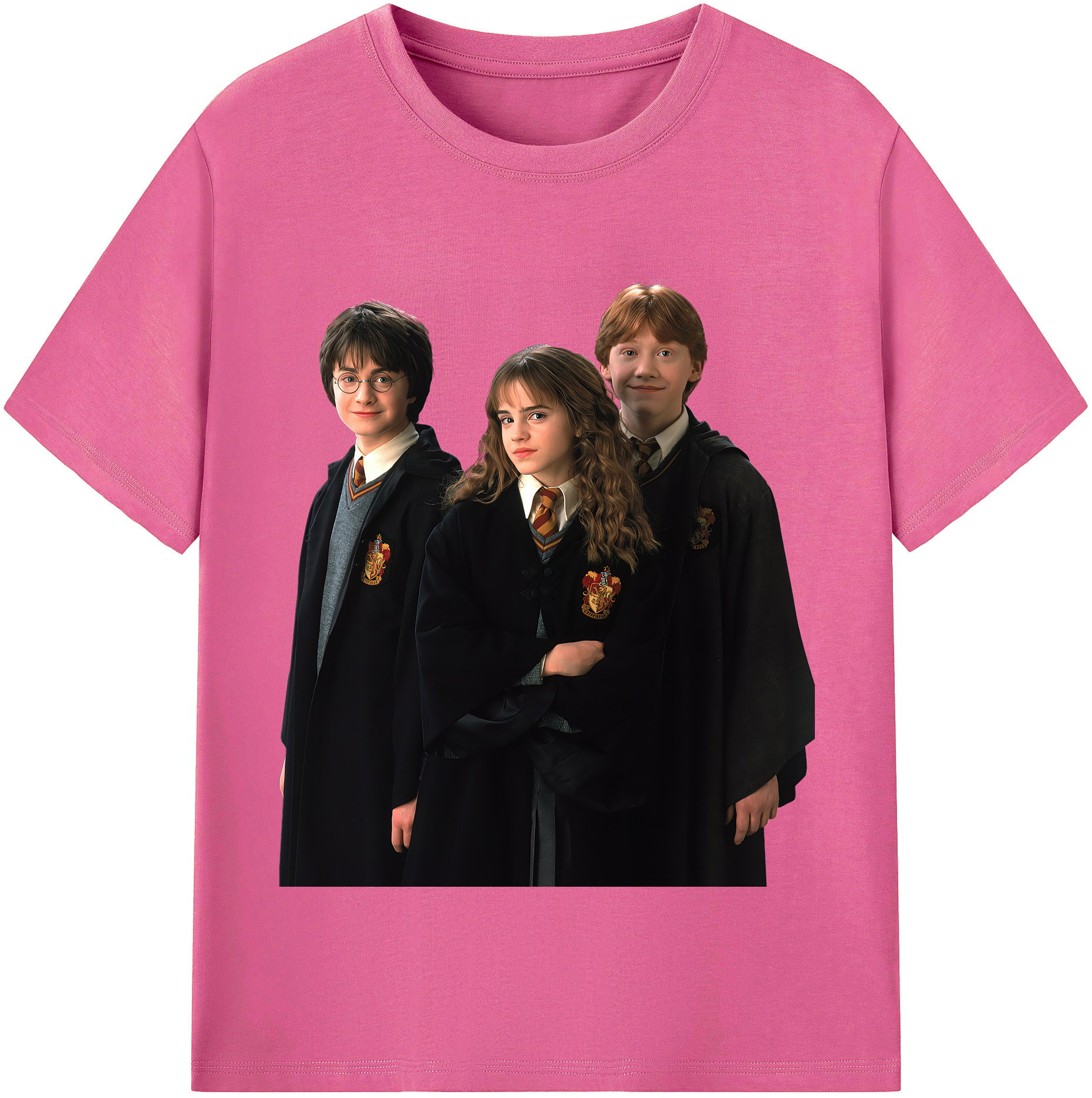 （画像用） Harry Potter ハリー・ポッターシリーズ レディースカジュアルプリントTシャツ（綿100％）