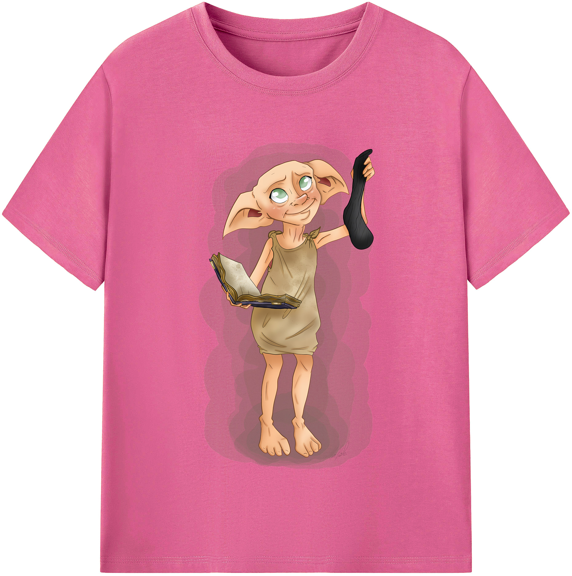 （画像用） Harry Potter ハリー・ポッターシリーズ レディースカジュアルプリントTシャツ（綿100％）
