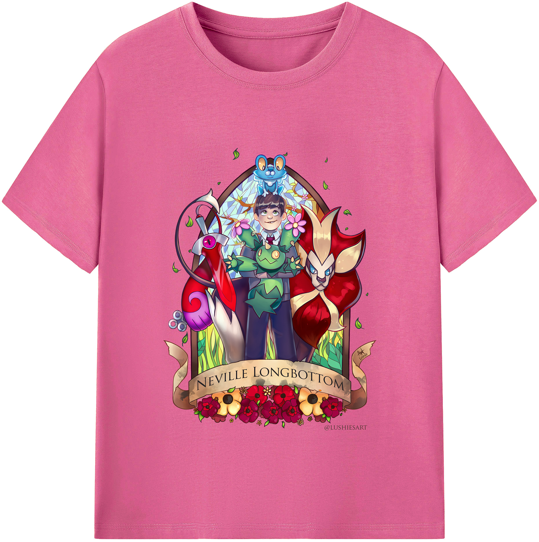 （画像用） Harry Potter ハリー・ポッターシリーズ レディースカジュアルプリントTシャツ（綿100％）