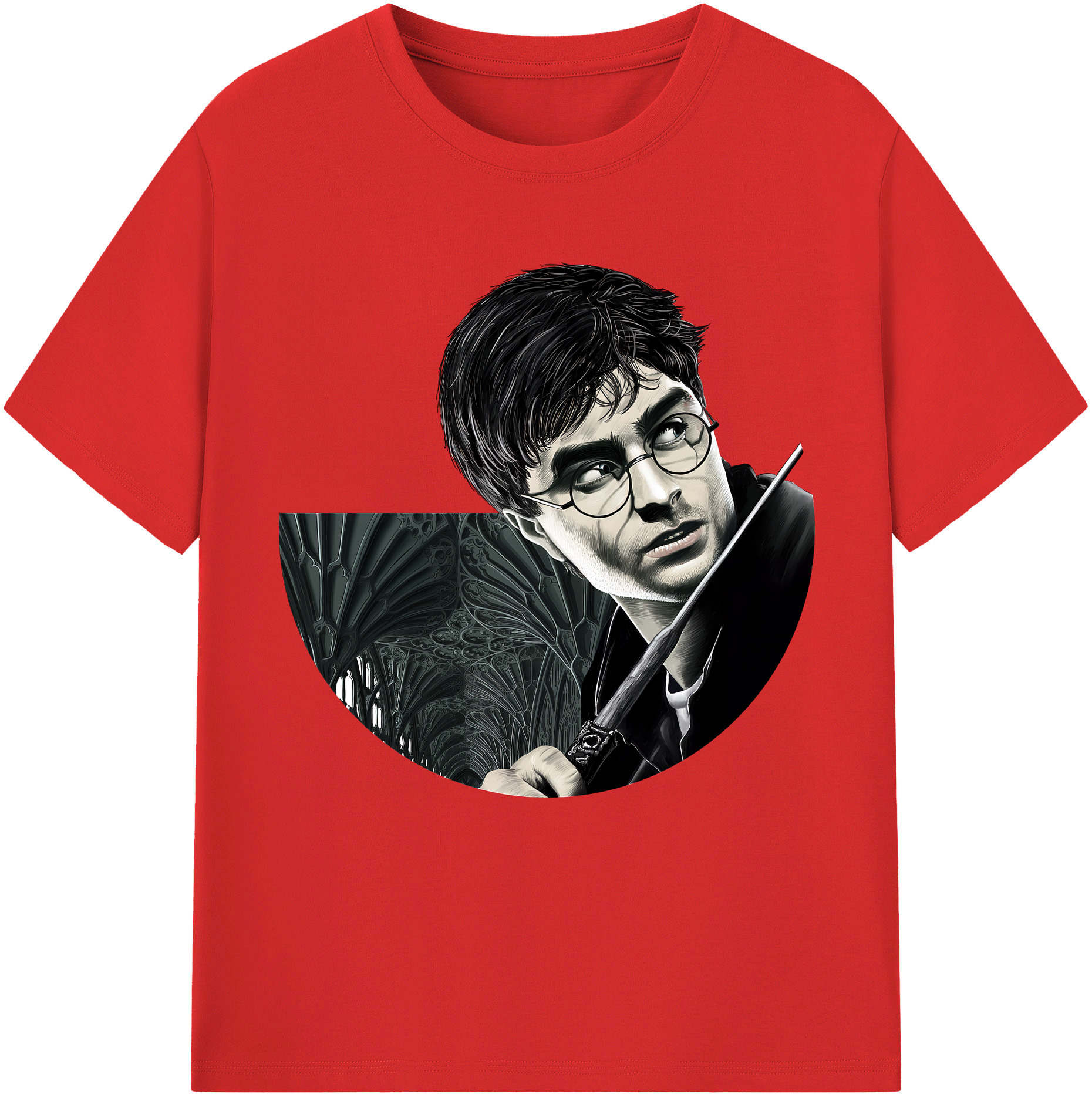 （画像用） Harry Potter ハリー・ポッターシリーズ レディースカジュアルプリントTシャツ（綿100％）