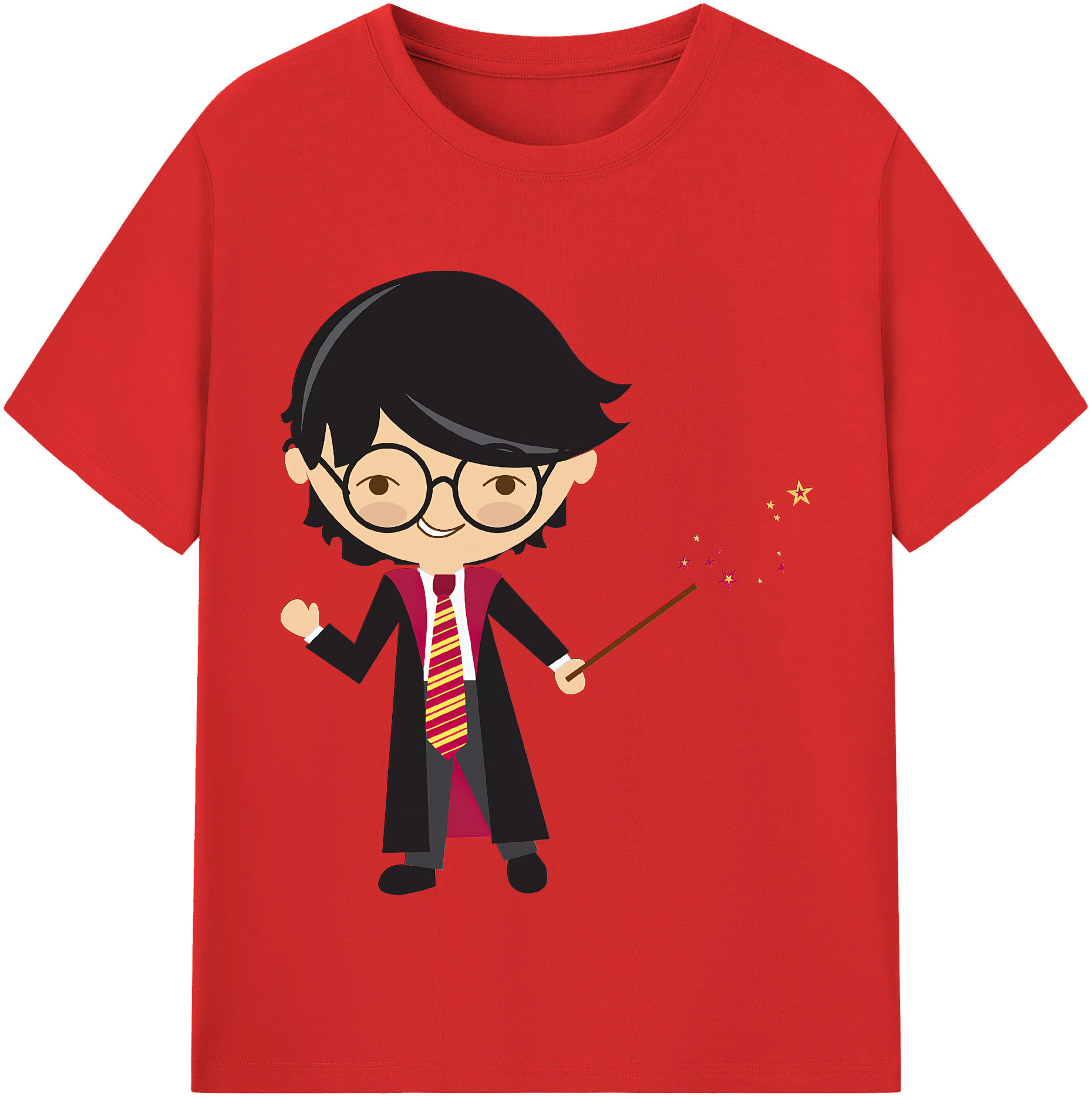 （画像用） Harry Potter ハリー・ポッターシリーズ レディースカジュアルプリントTシャツ（綿100％）