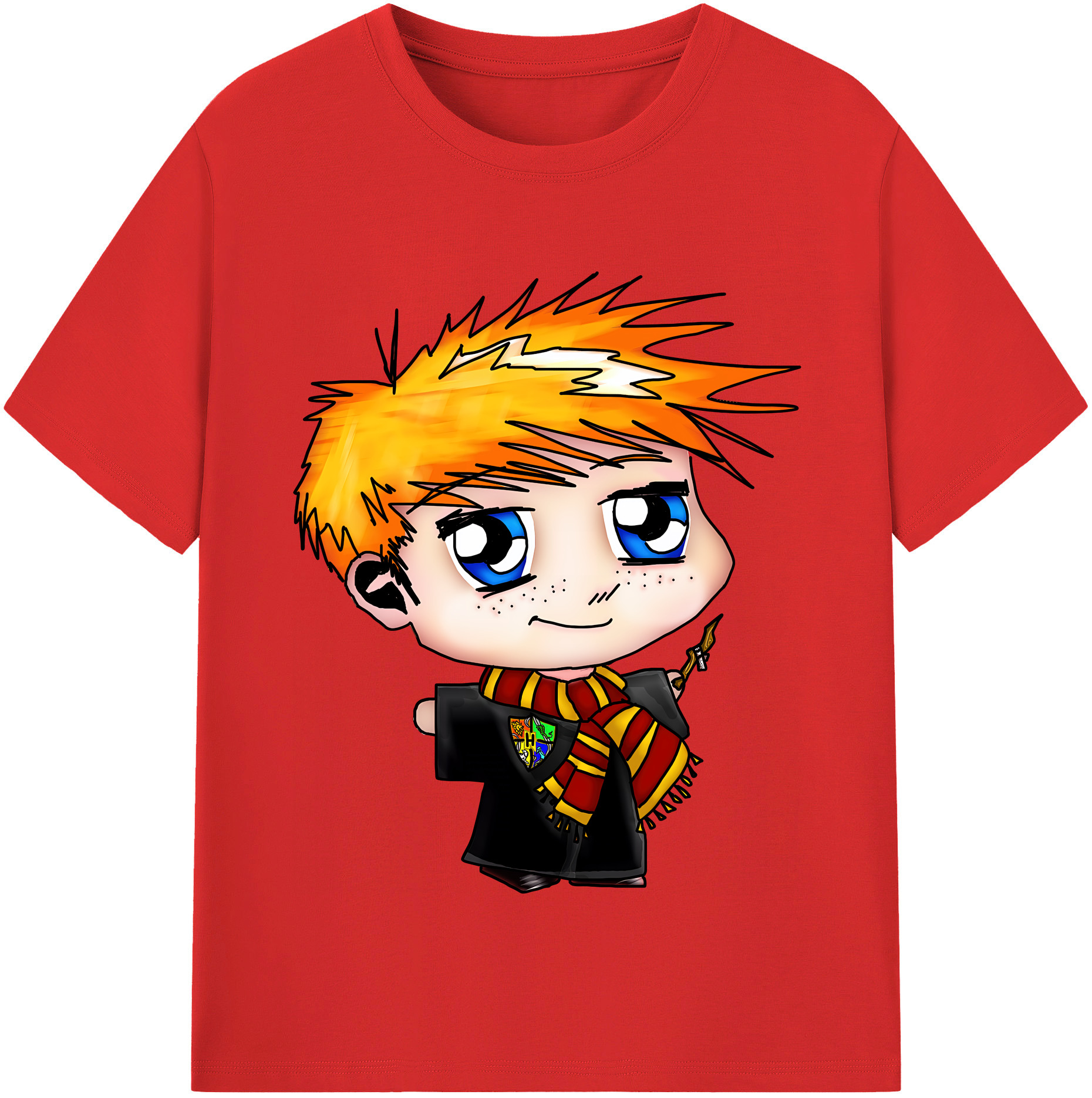 （画像用） Harry Potter ハリー・ポッターシリーズ レディースカジュアルプリントTシャツ（綿100％）