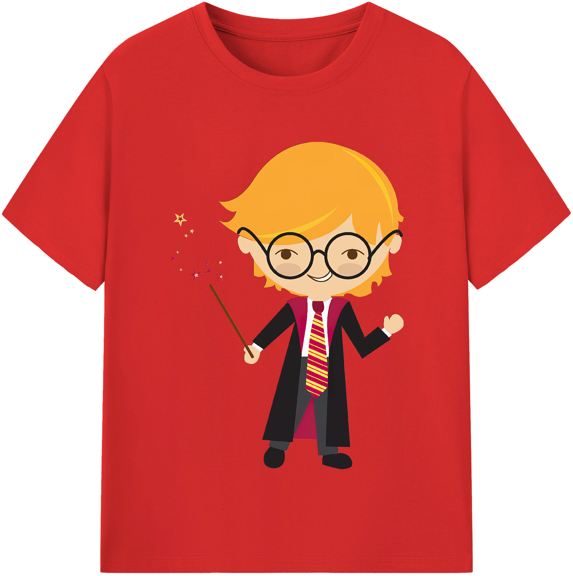 （画像用） Harry Potter ハリー・ポッターシリーズ レディースカジュアルプリントTシャツ（綿100％）