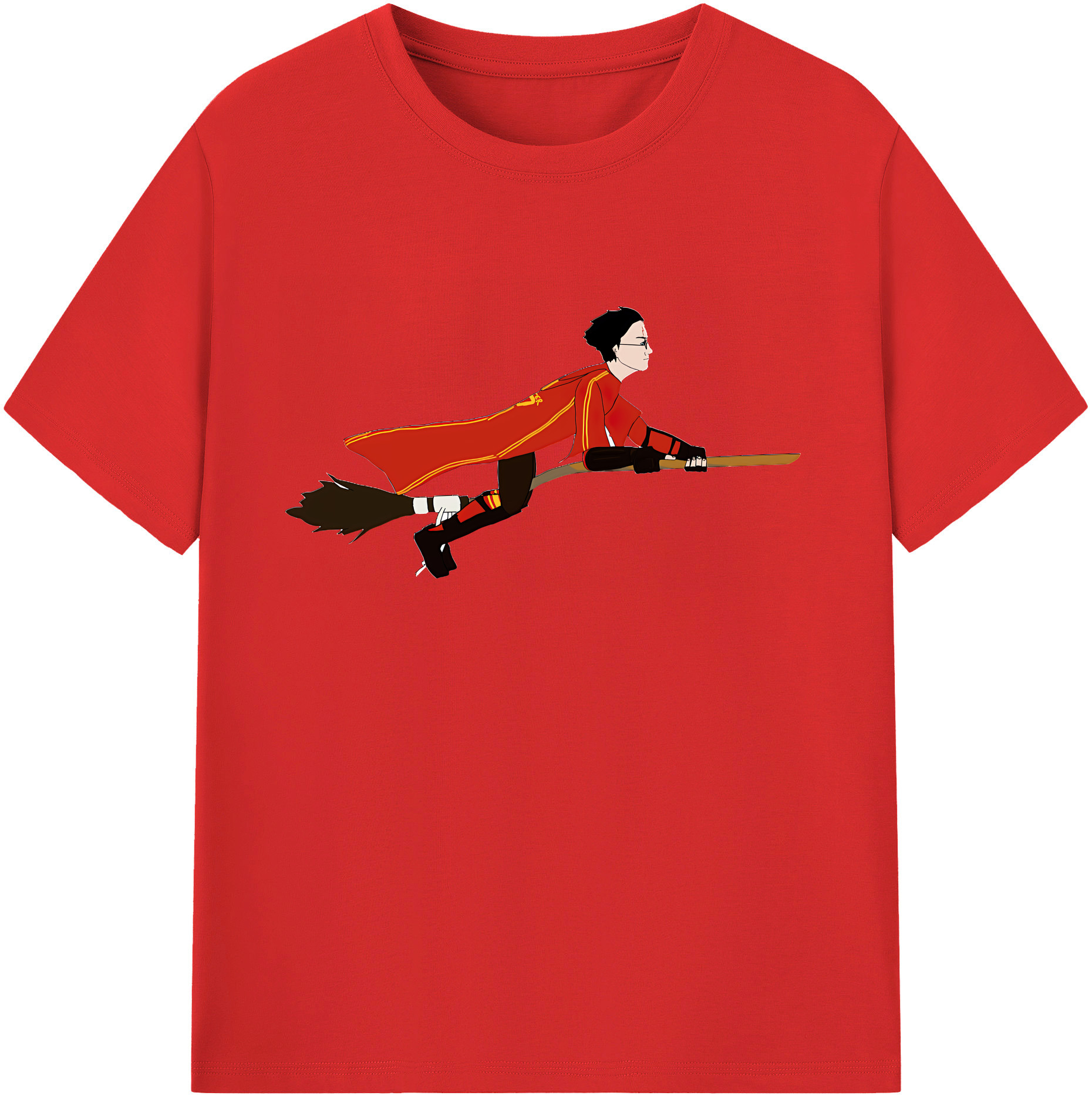 （画像用） Harry Potter ハリー・ポッターシリーズ レディースカジュアルプリントTシャツ（綿100％）