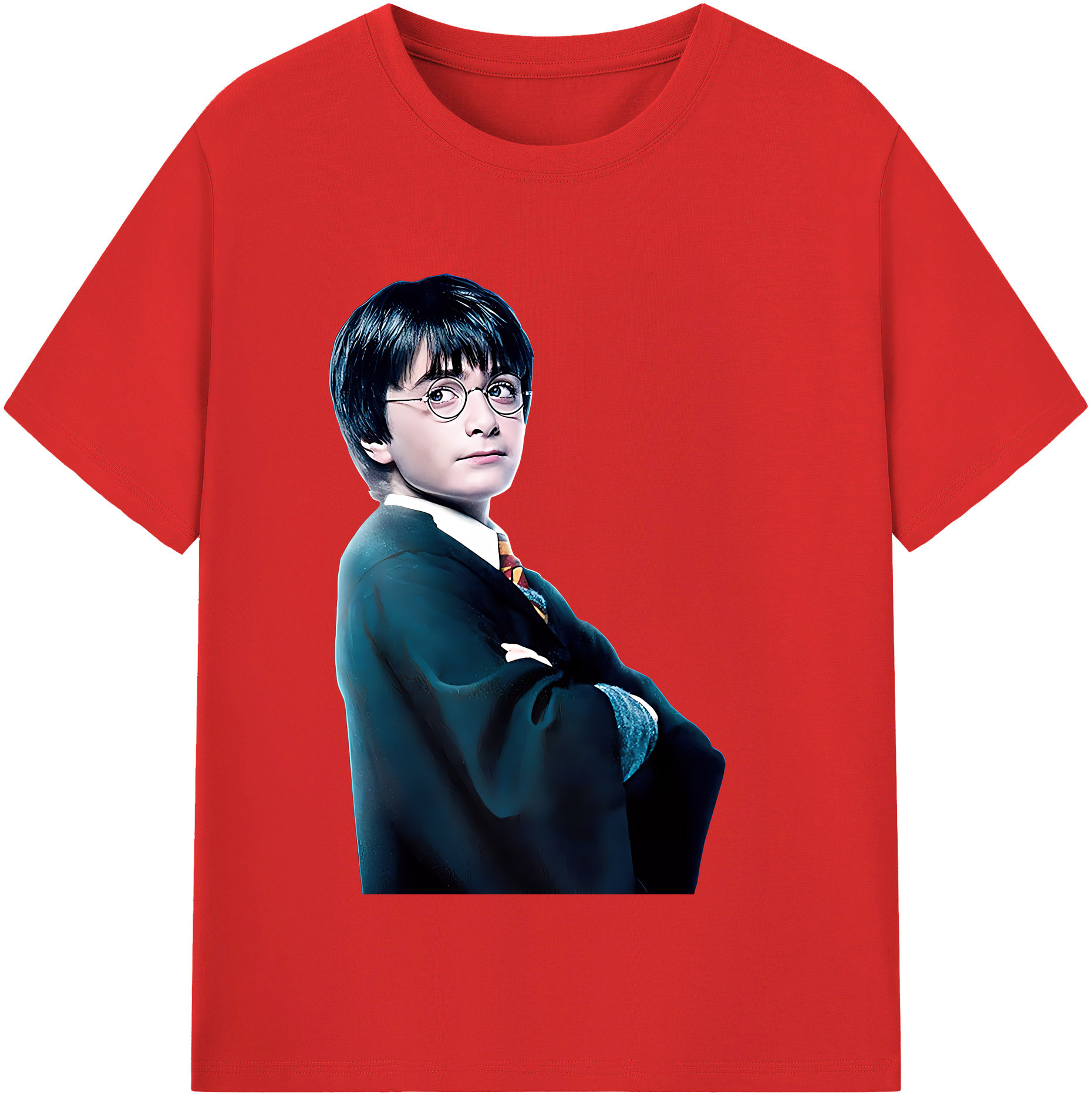 （画像用） Harry Potter ハリー・ポッターシリーズ レディースカジュアルプリントTシャツ（綿100％）