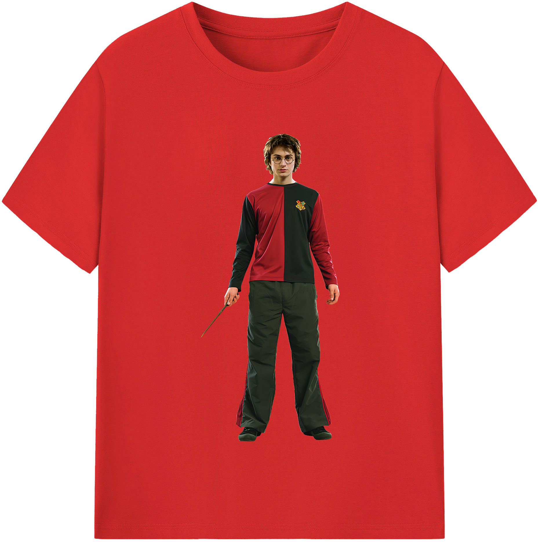 （画像用） Harry Potter ハリー・ポッターシリーズ レディースカジュアルプリントTシャツ（綿100％）