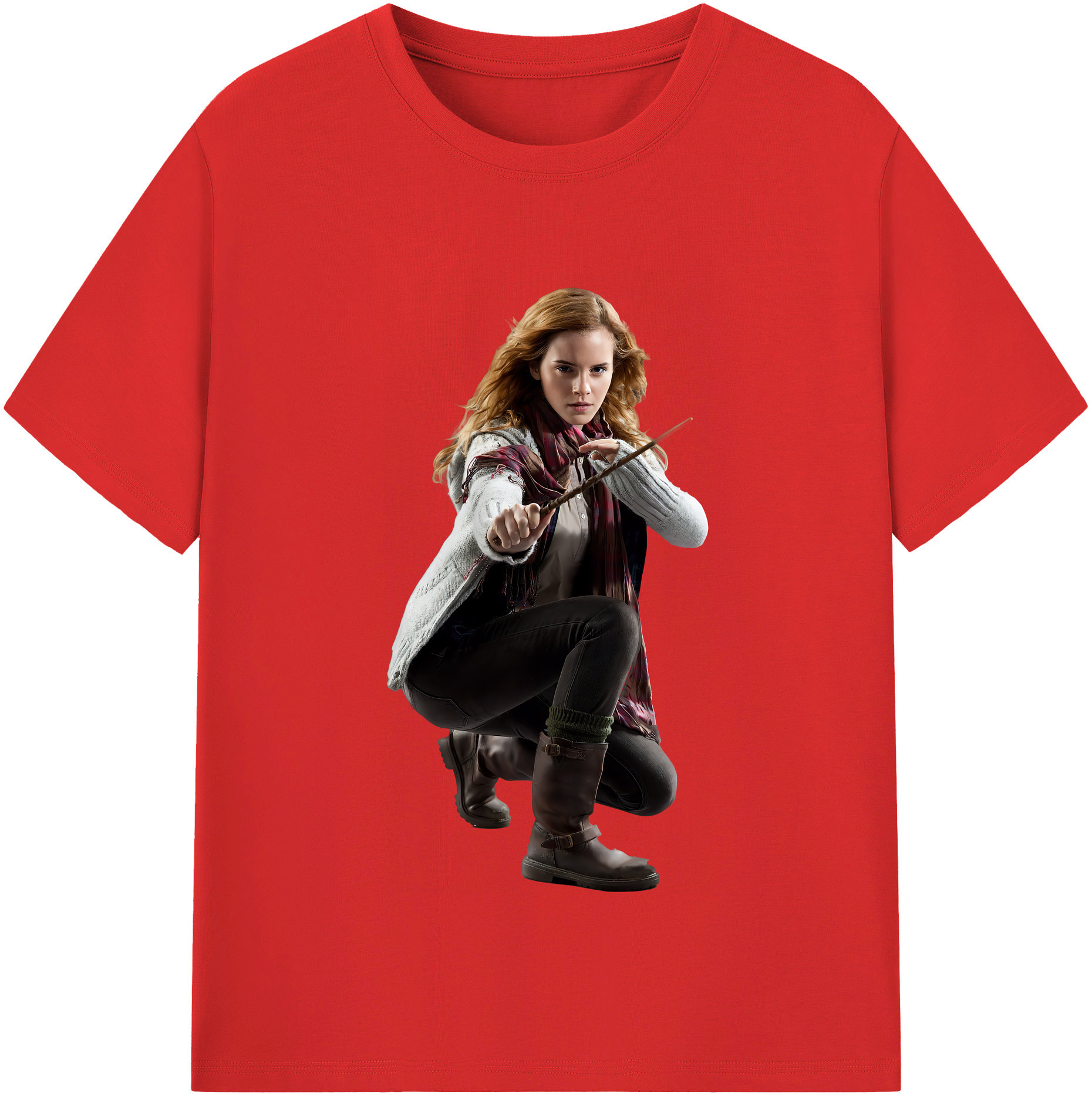 （画像用） Harry Potter ハリー・ポッターシリーズ レディースカジュアルプリントTシャツ（綿100％）