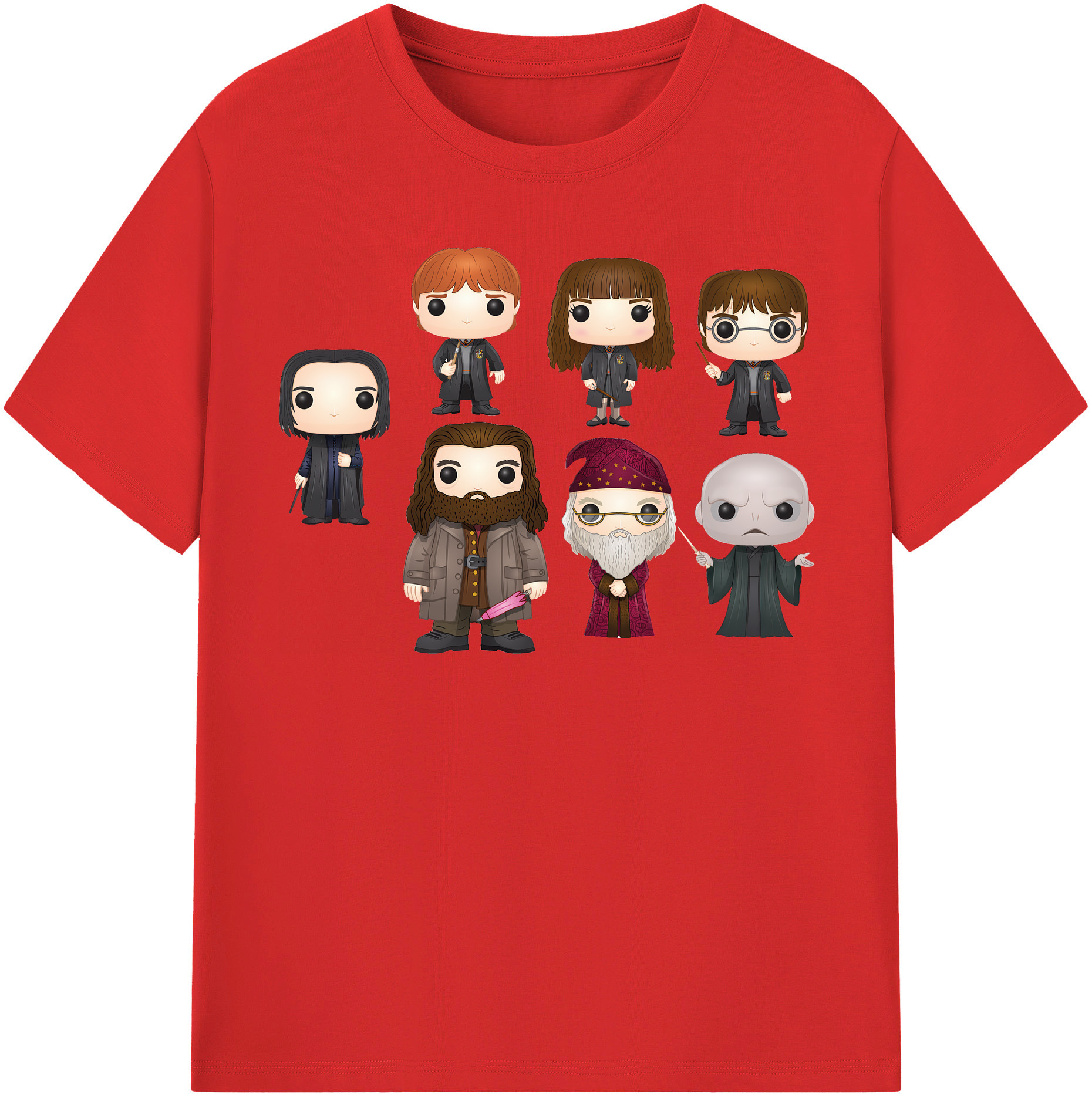 （画像用） Harry Potter ハリー・ポッターシリーズ レディースカジュアルプリントTシャツ（綿100％）