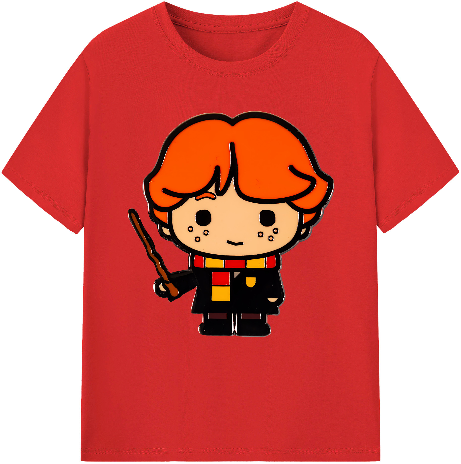 （画像用） Harry Potter ハリー・ポッターシリーズ レディースカジュアルプリントTシャツ（綿100％）