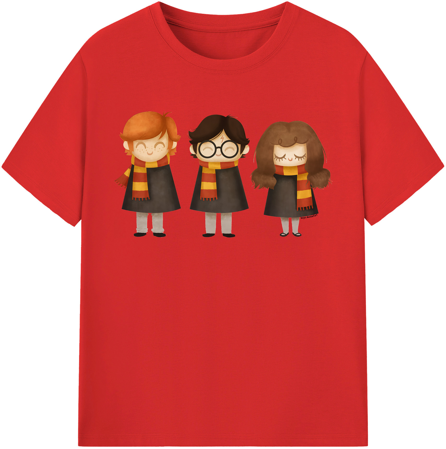 （画像用） Harry Potter ハリー・ポッターシリーズ レディースカジュアルプリントTシャツ（綿100％）