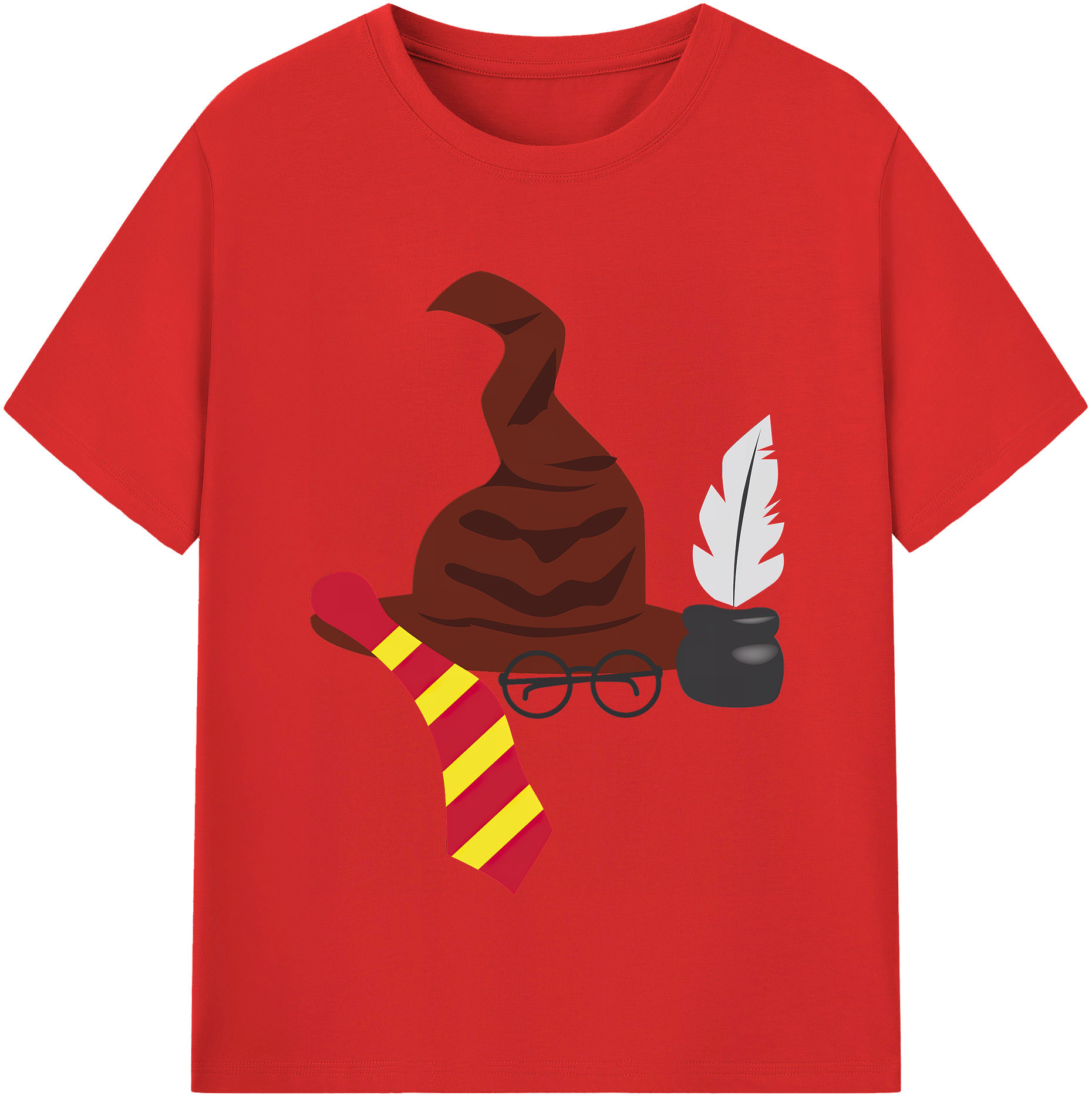 （画像用） Harry Potter ハリー・ポッターシリーズ レディースカジュアルプリントTシャツ（綿100％）