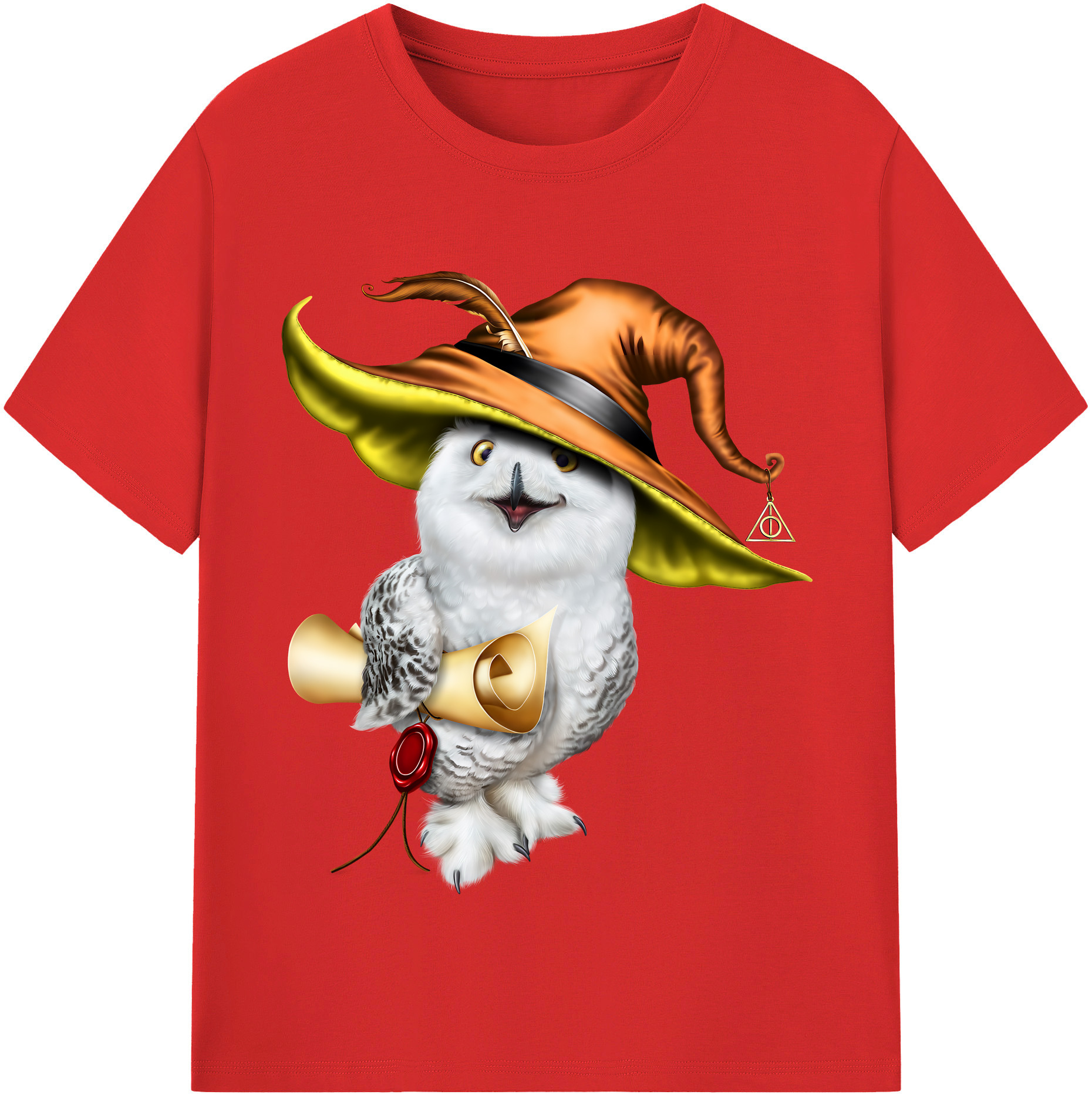（画像用） Harry Potter ハリー・ポッターシリーズ レディースカジュアルプリントTシャツ（綿100％）