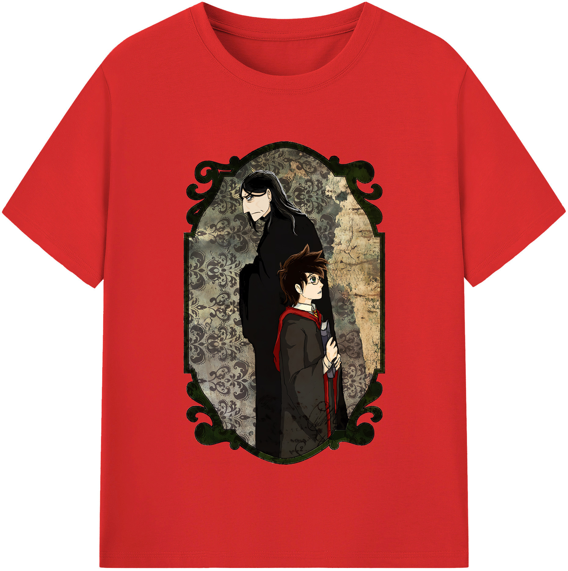 （画像用） Harry Potter ハリー・ポッターシリーズ レディースカジュアルプリントTシャツ（綿100％）