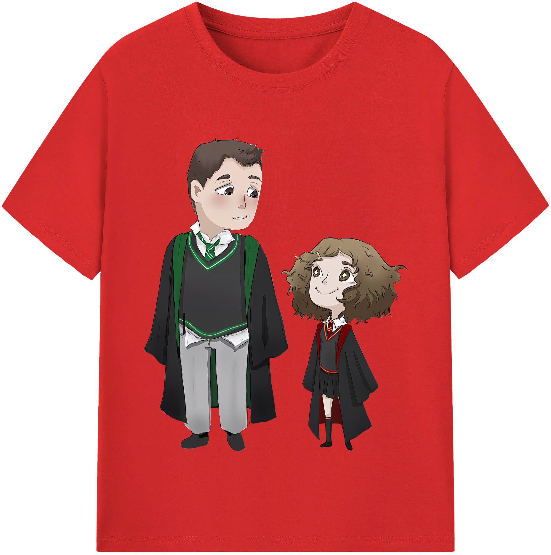 （画像用） Harry Potter ハリー・ポッターシリーズ レディースカジュアルプリントTシャツ（綿100％）