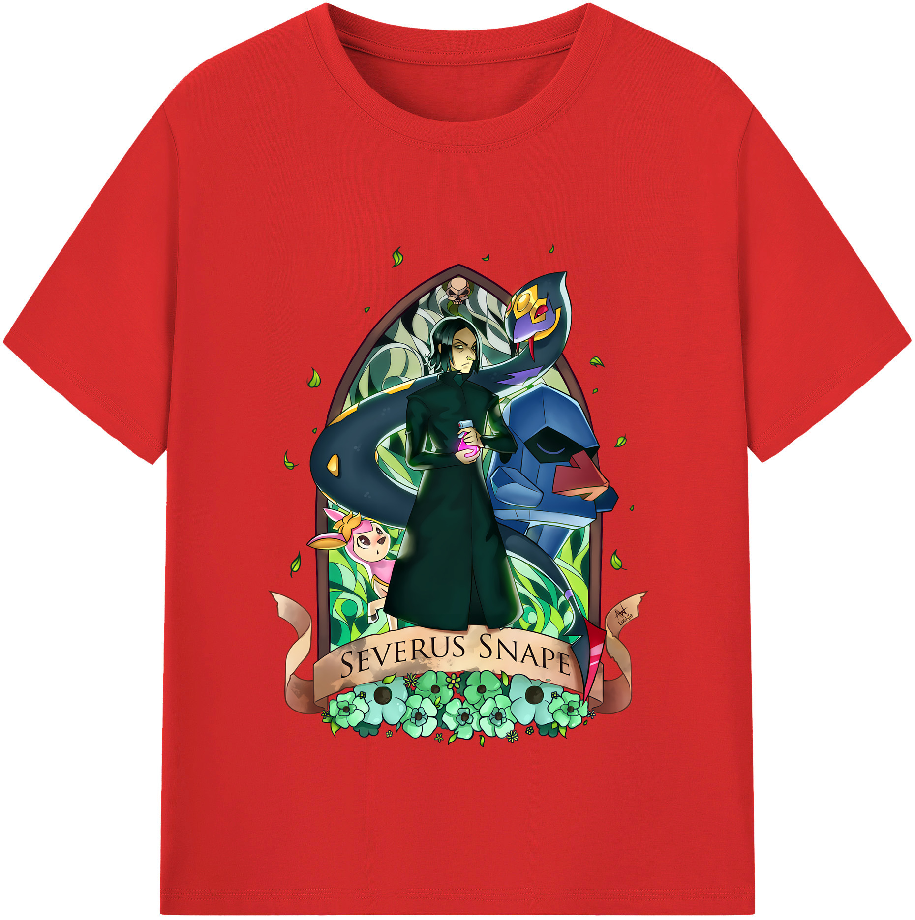 （画像用） Harry Potter ハリー・ポッターシリーズ レディースカジュアルプリントTシャツ（綿100％）