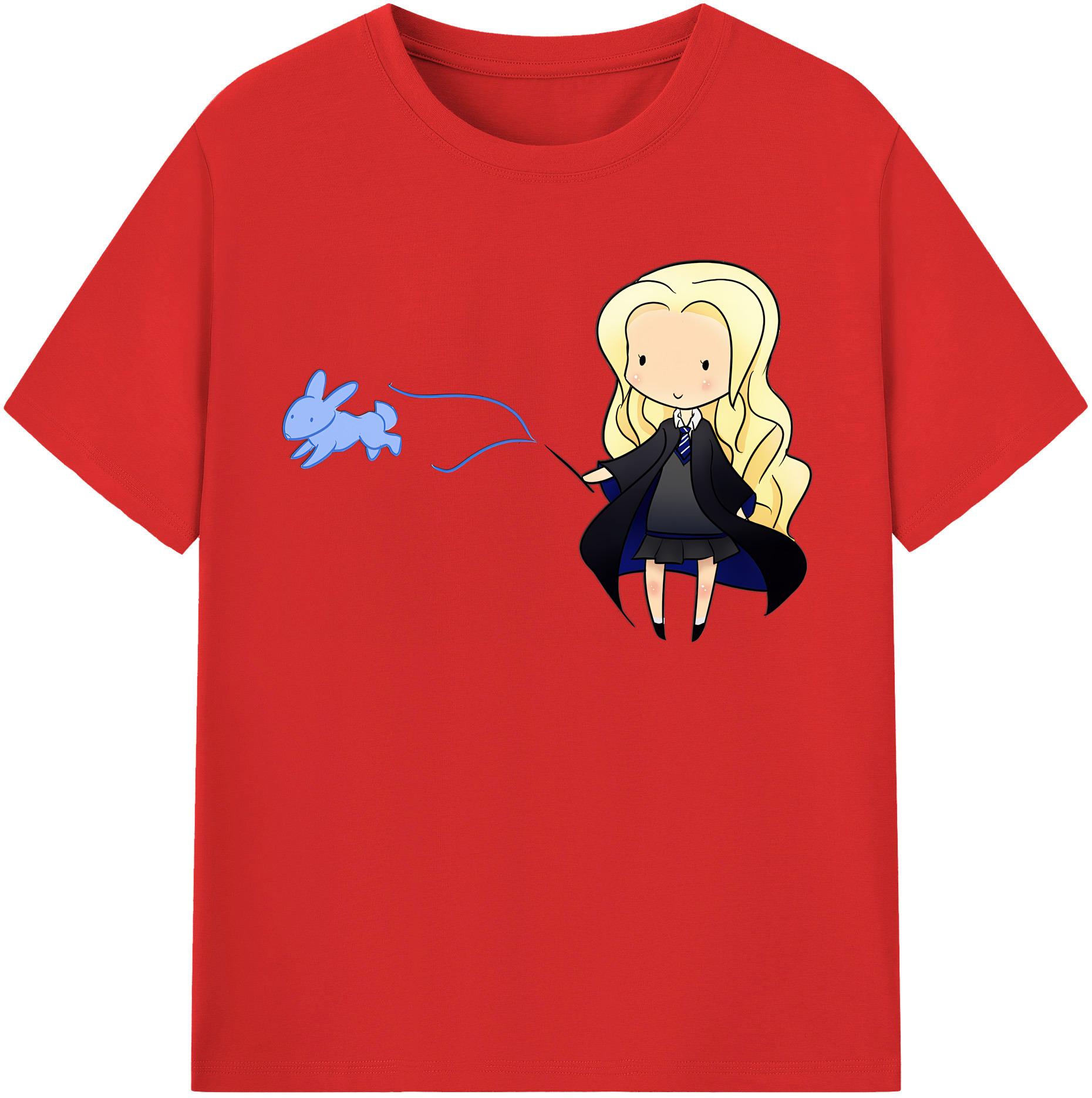 （画像用） Harry Potter ハリー・ポッターシリーズ レディースカジュアルプリントTシャツ（綿100％）